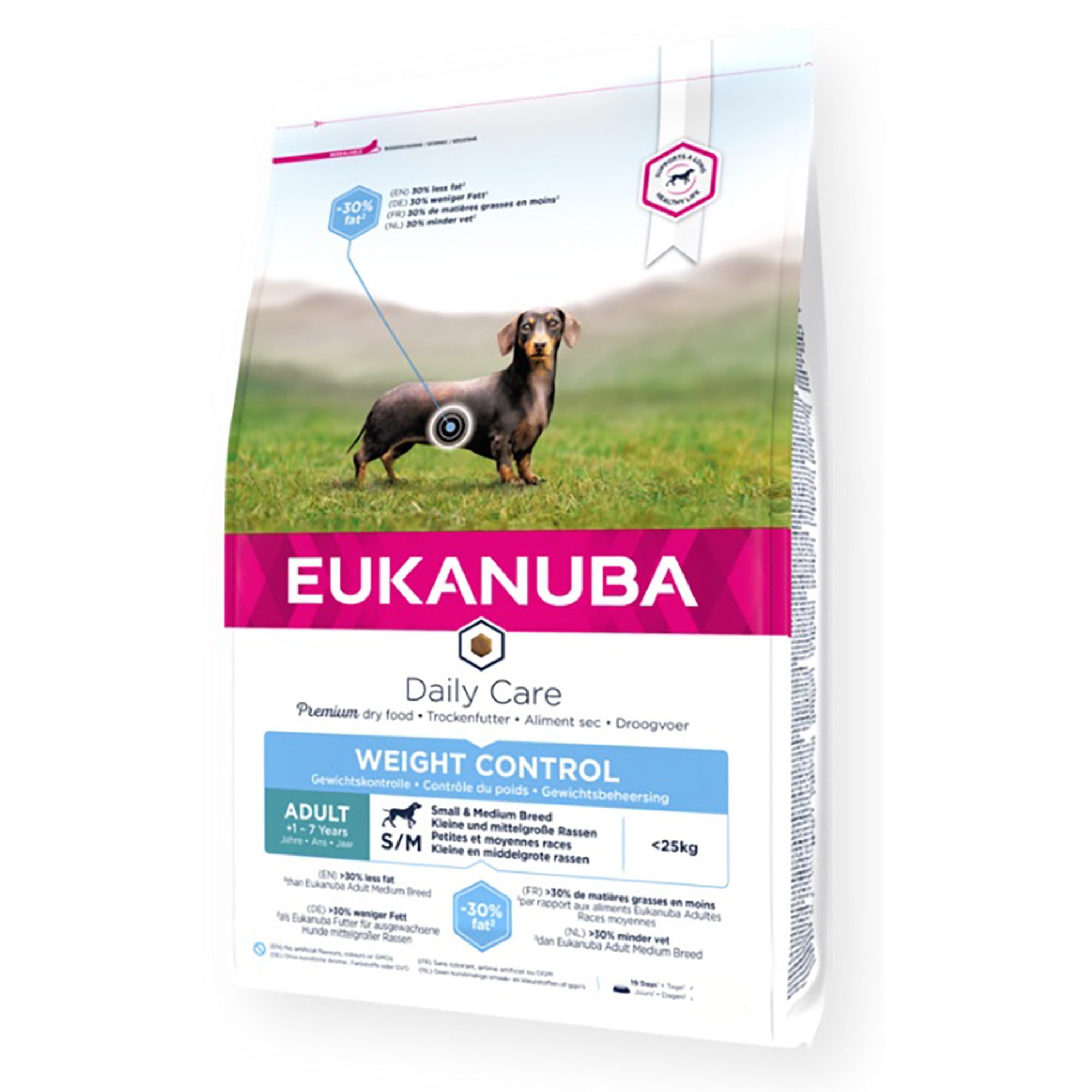 Weight Control Medium Breed Dog Food with Chicken 12kg