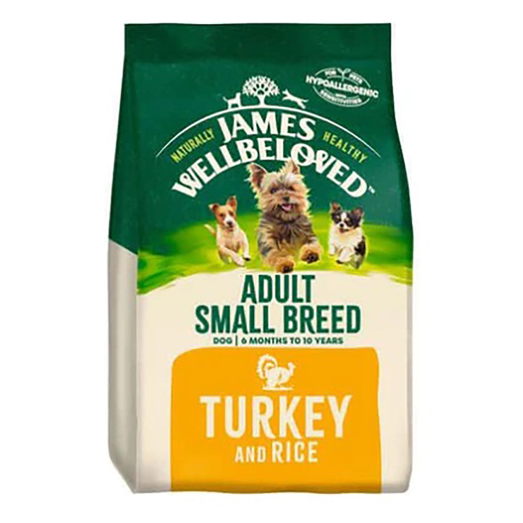 Adult Turkey & Rice Small Breed Dry Dog Food 1.5kg