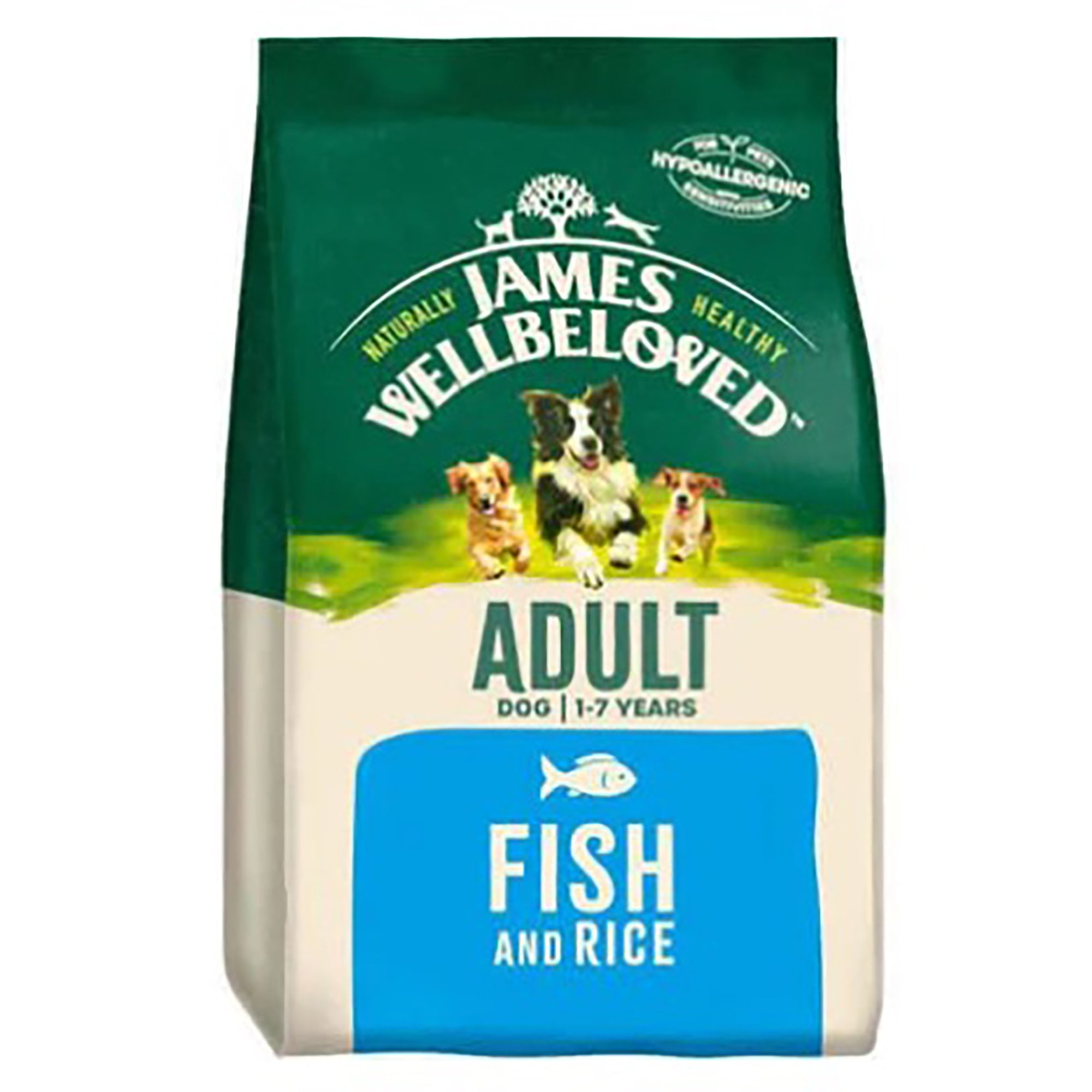 Adult Fish & Rice Dry Dog Food 2kg