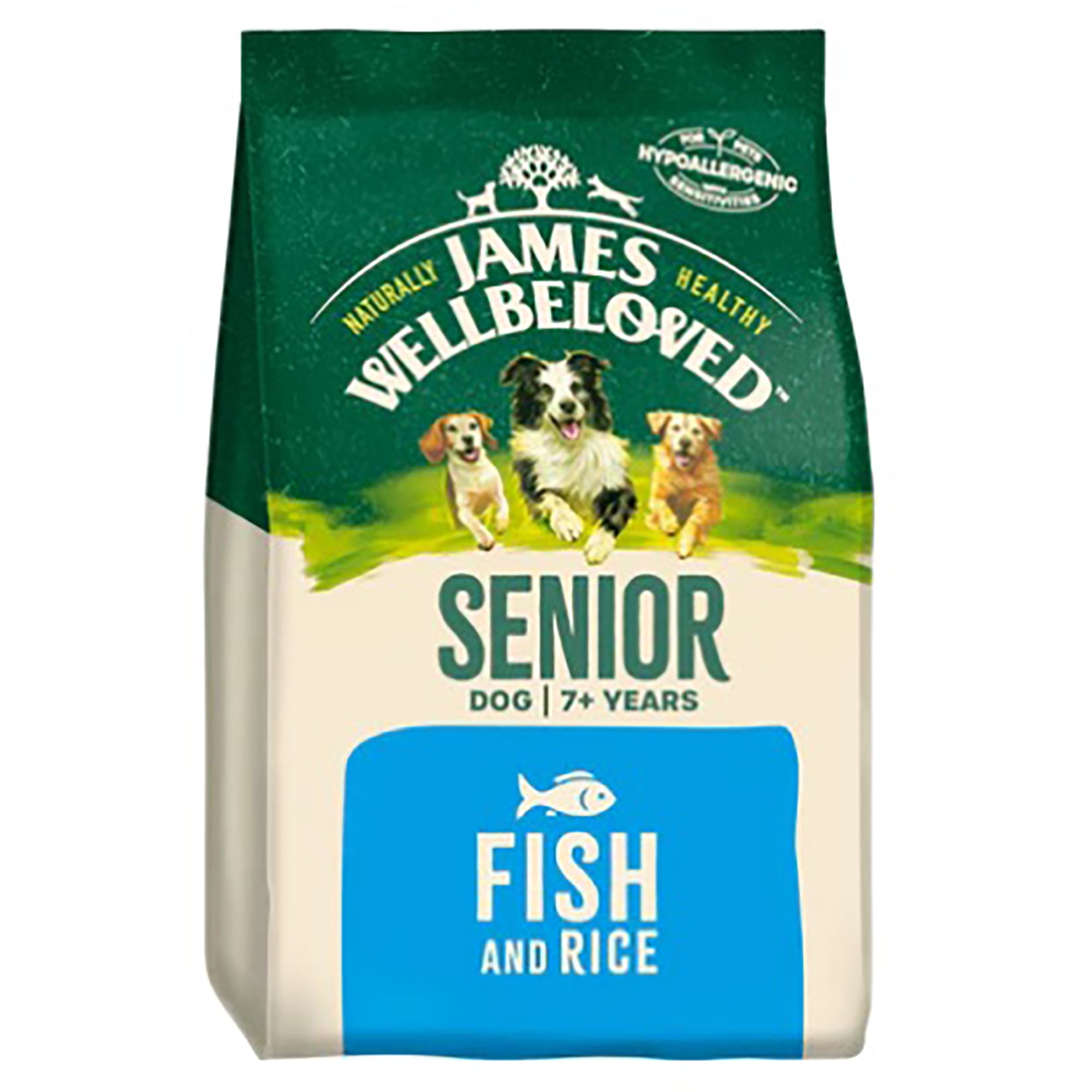 Senior Fish & Rice Dry Dog Food 2kg