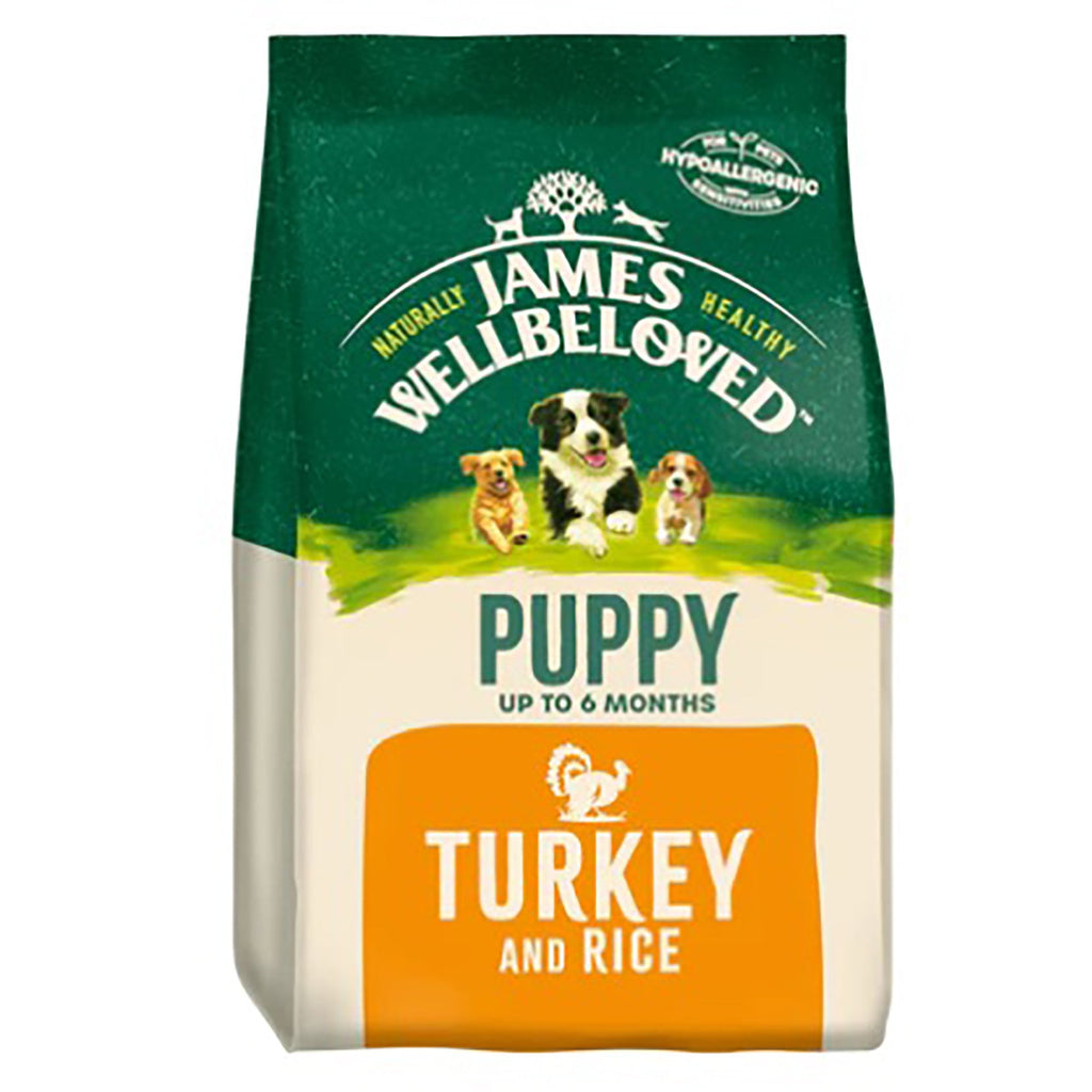 James Wellbeloved Puppy Turkey & Rice Dry Dog Food 15kg