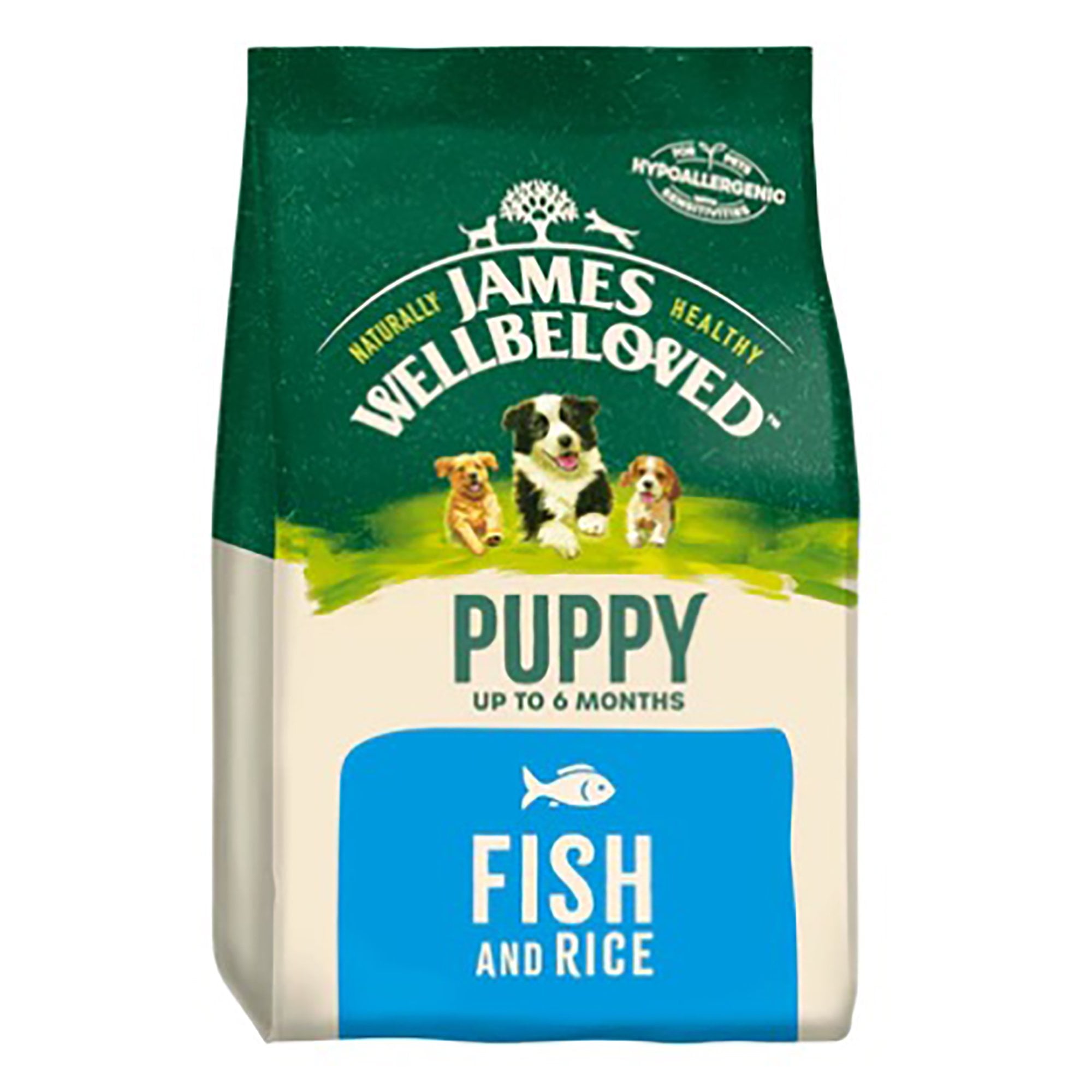 Puppy/Junior Fish & Rice Dry Dog Food 2kg