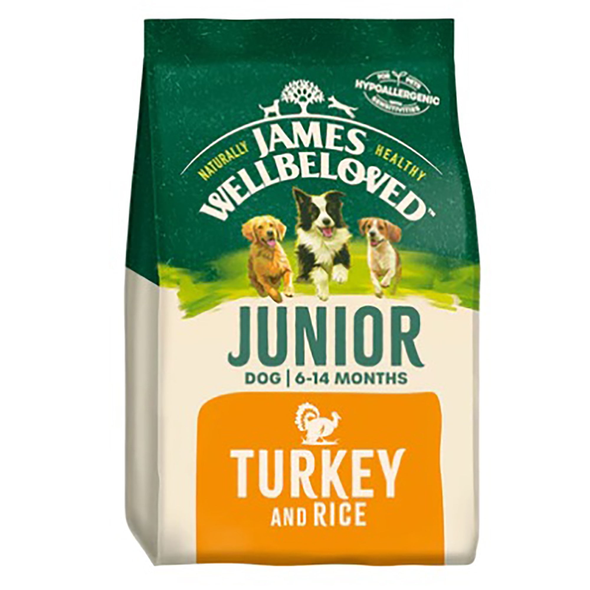 Turkey & Rice Junior Dog Food 2kg