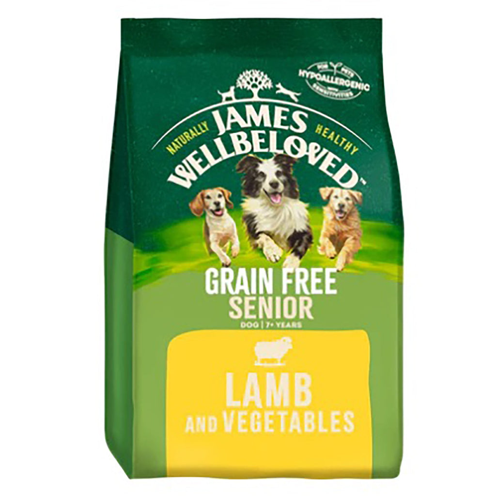 James Wellbeloved Senior Grain Free Lamb Dog Food 10kg