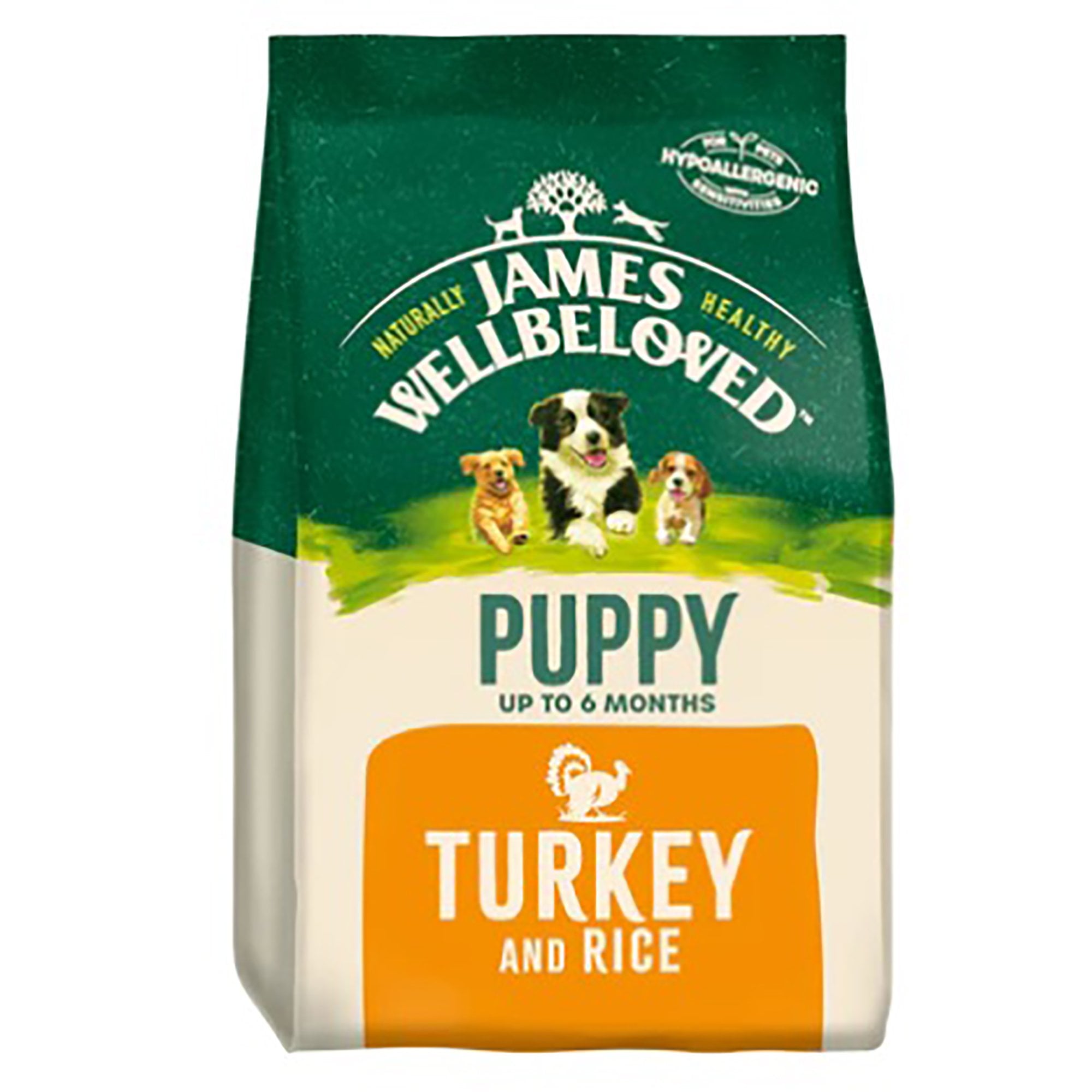 Puppy/Junior Turkey & Rice Dry Dog Food 2kg