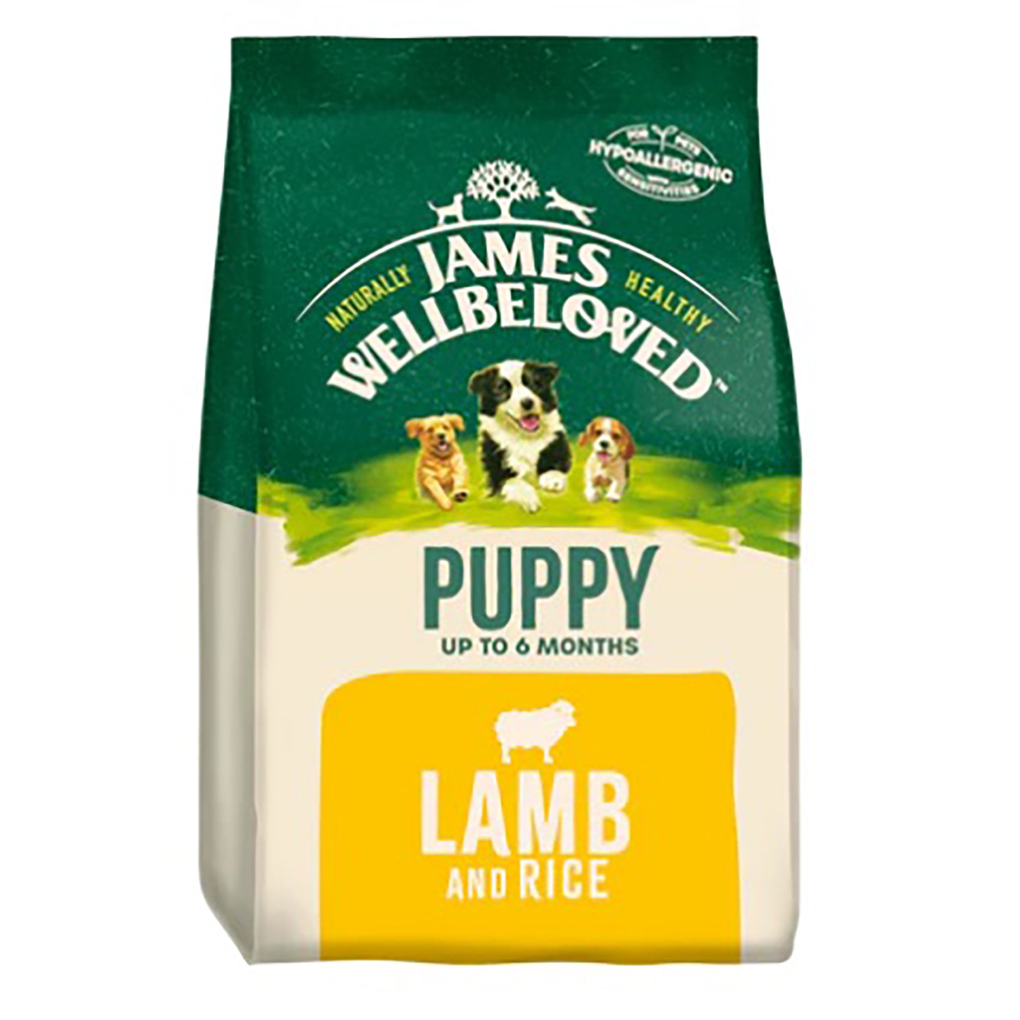 Puppy/Junior Lamb & Rice Dry Dog Food 2kg