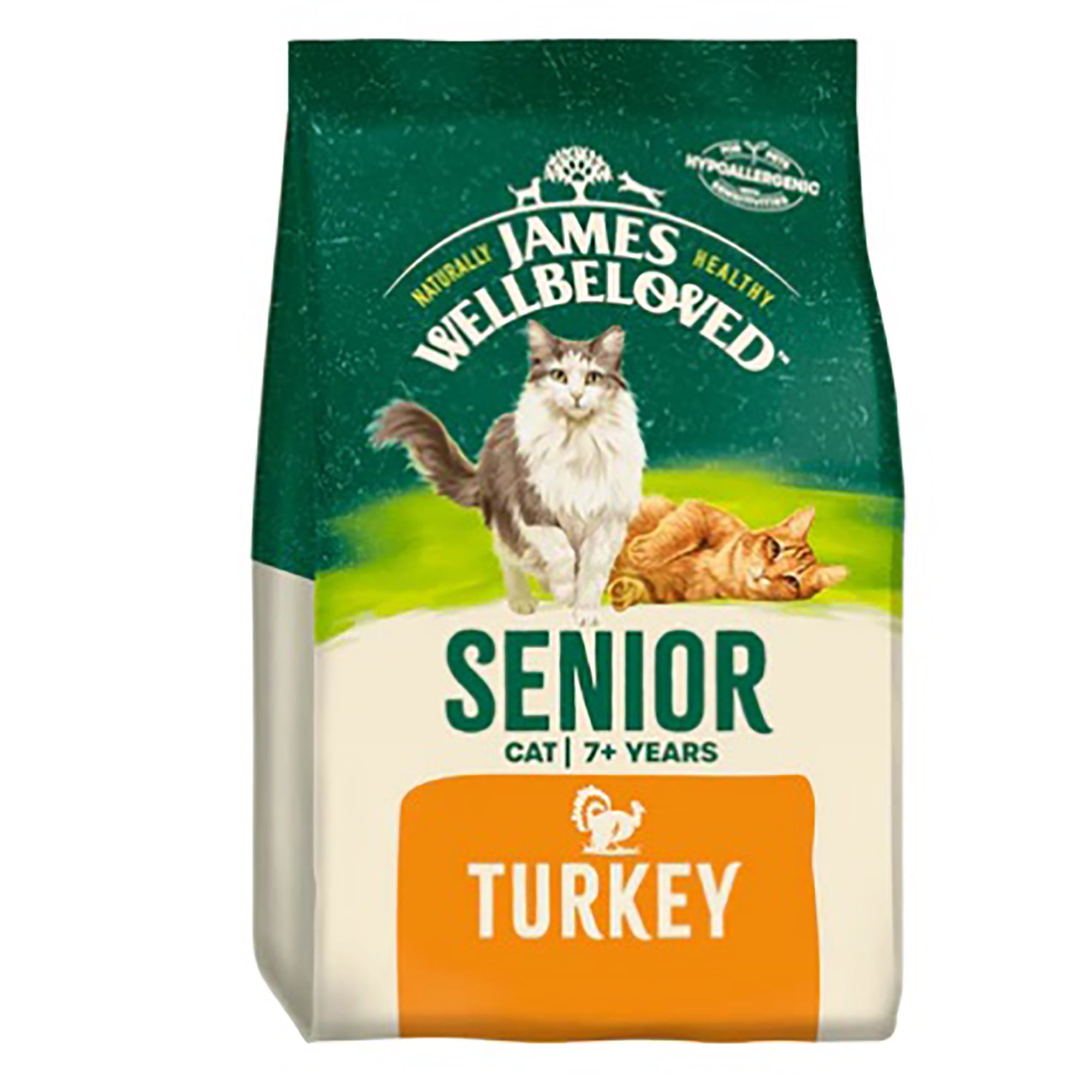 Senior Turkey & Rice Dry Cat Food 1.5kg