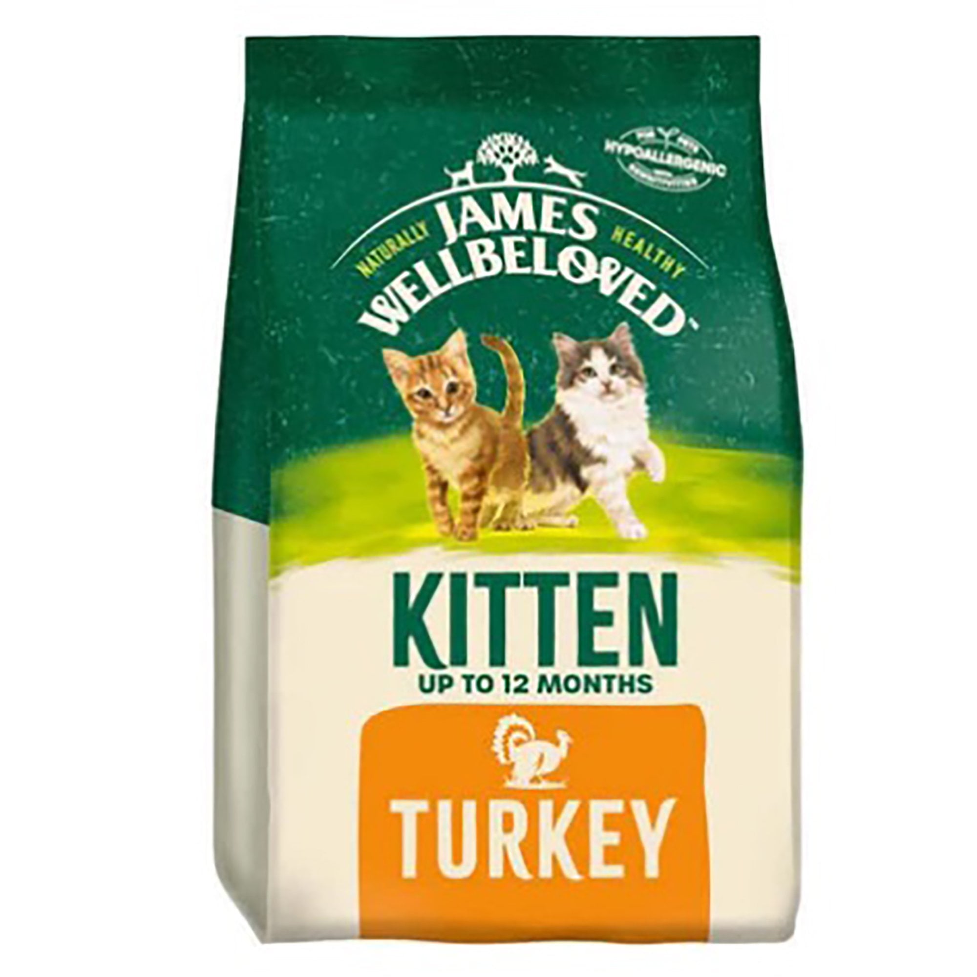 Kitten Turkey & Rice Dry Cat Food 1.5kg