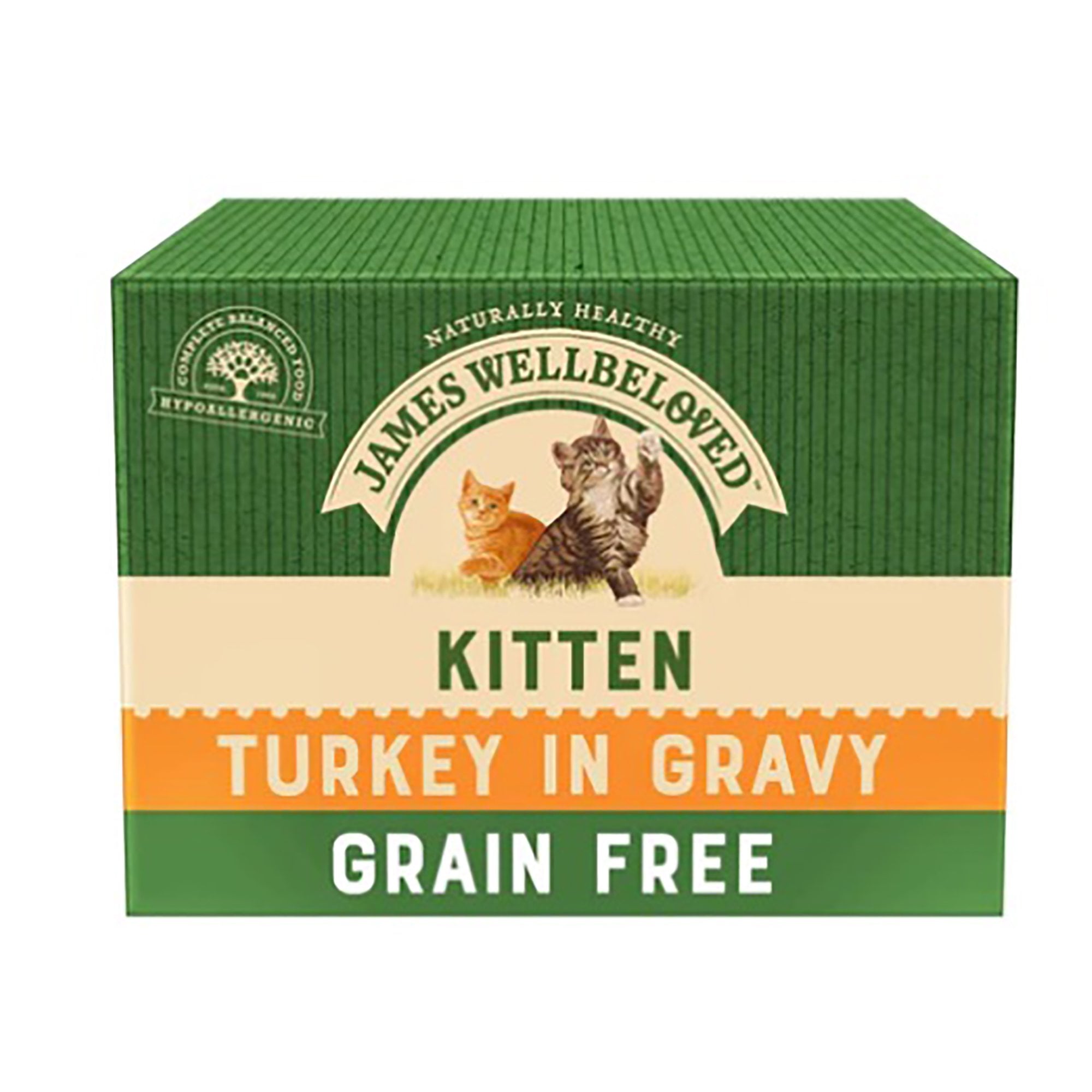 Grain Free Kitten Turkey Cat Pouch 12 x 85g