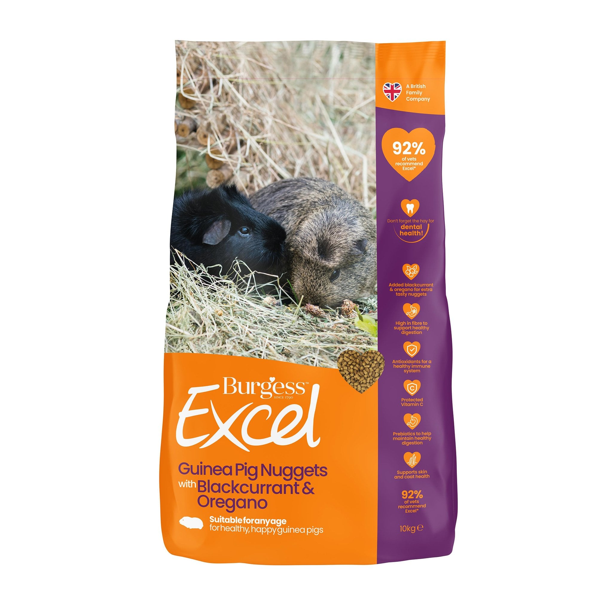 Excel Guinea Pig Nuggets With Blackcurrant & Oregano 1.5kg