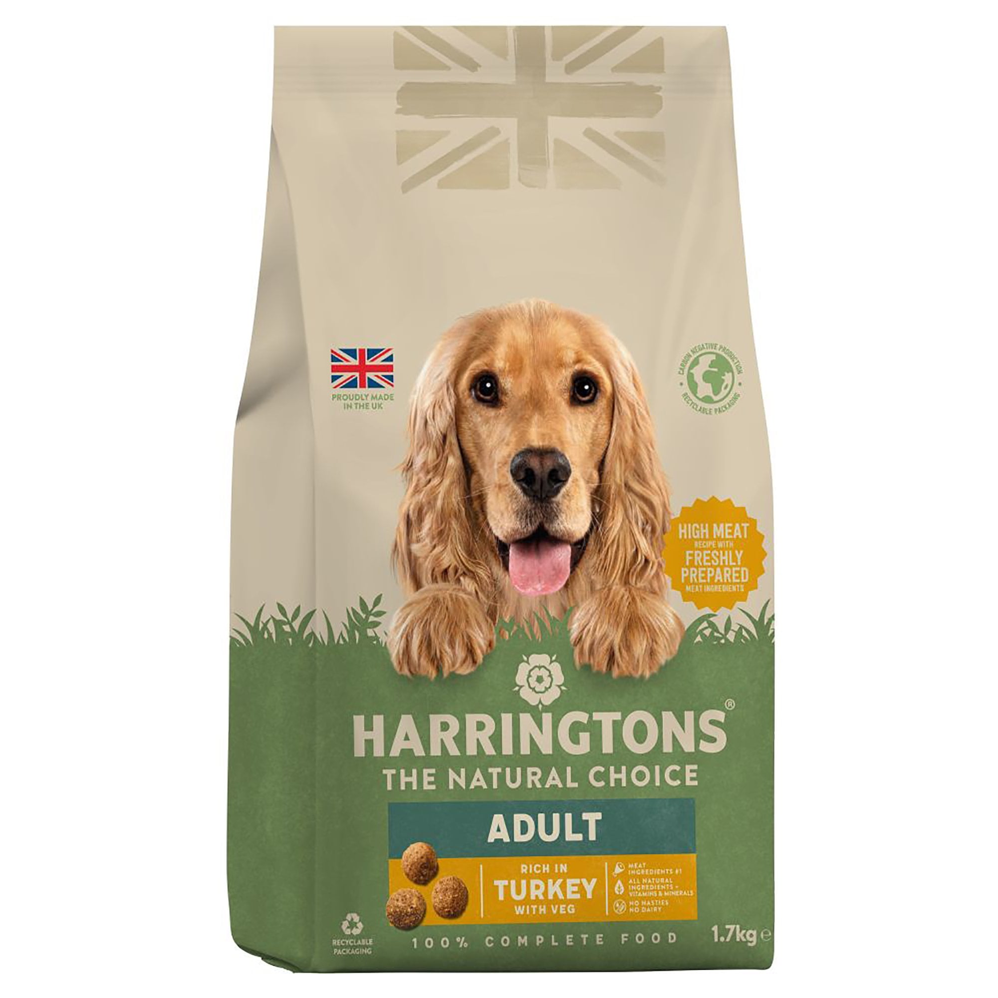 Turkey & Veg Adult Dog Food 1.7kg