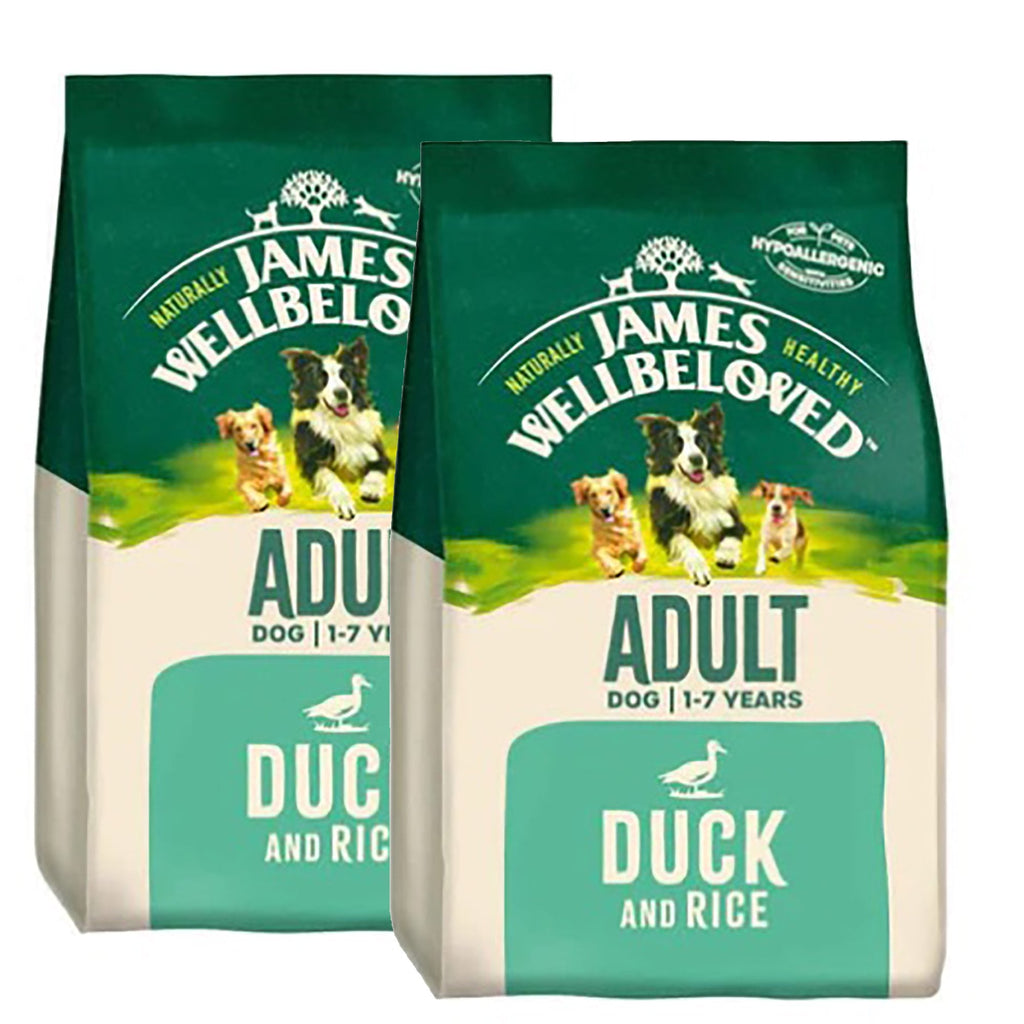 Adult Duck & Rice Dry Dog Food 2 x 15kg