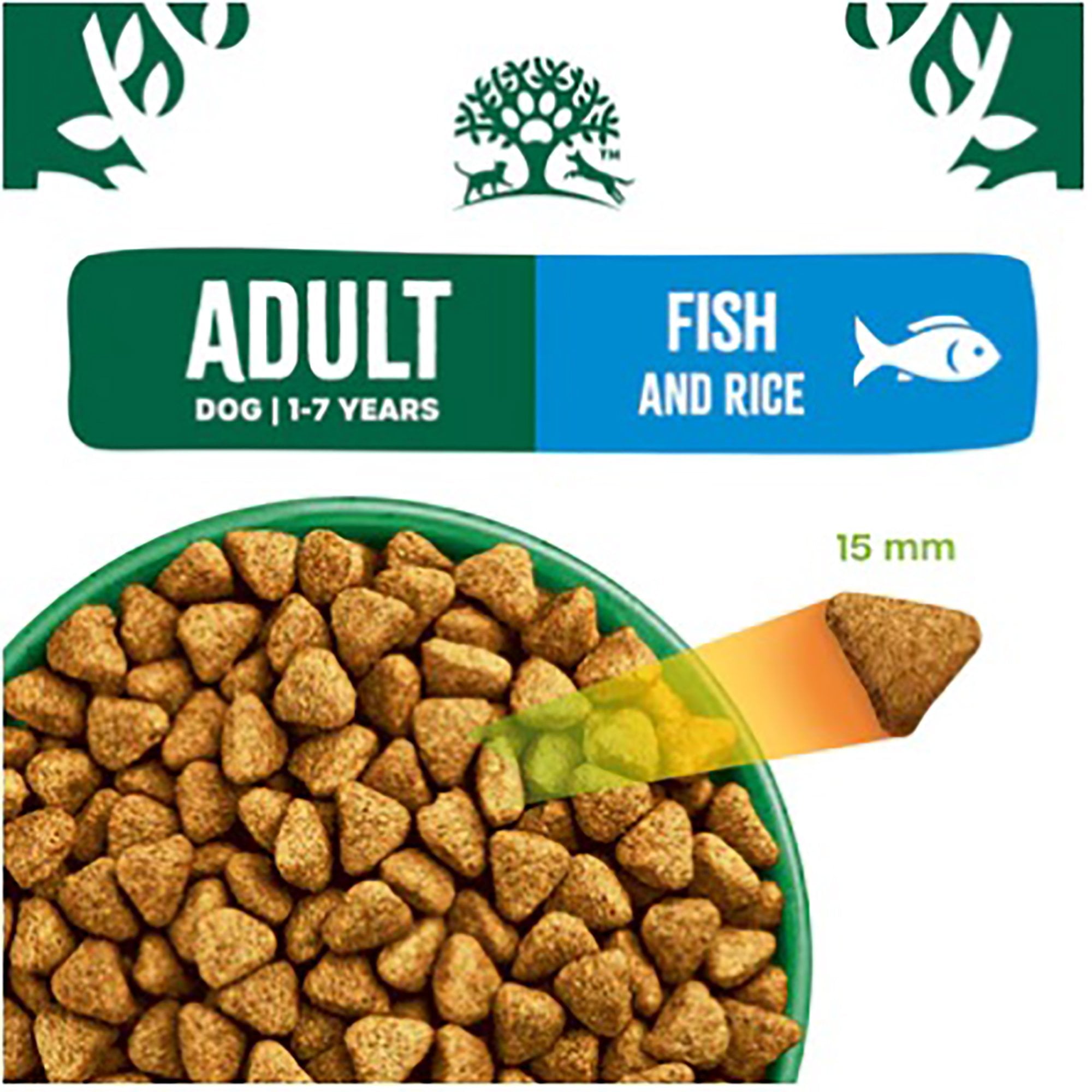 Adult Fish & Rice Dry Dog Food 2kg