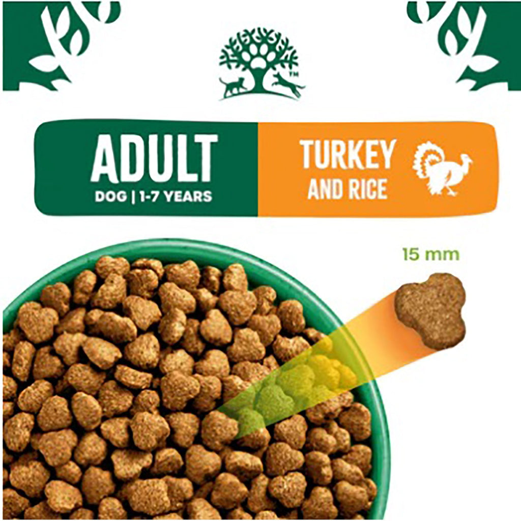 Adult Turkey & Rice Dry Dog Food 15kg