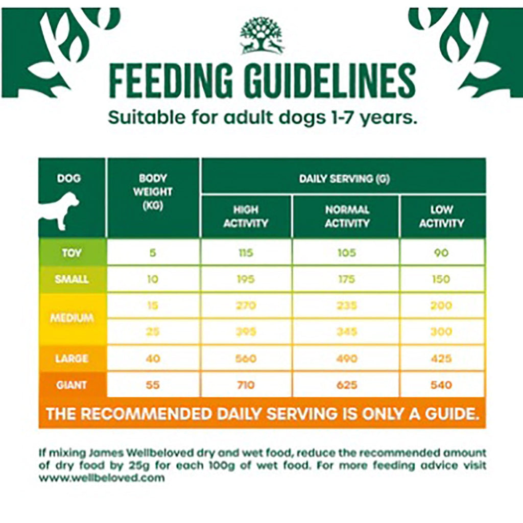 James Wellbeloved Adult Fish & Rice Dry Dog Food 15kg
