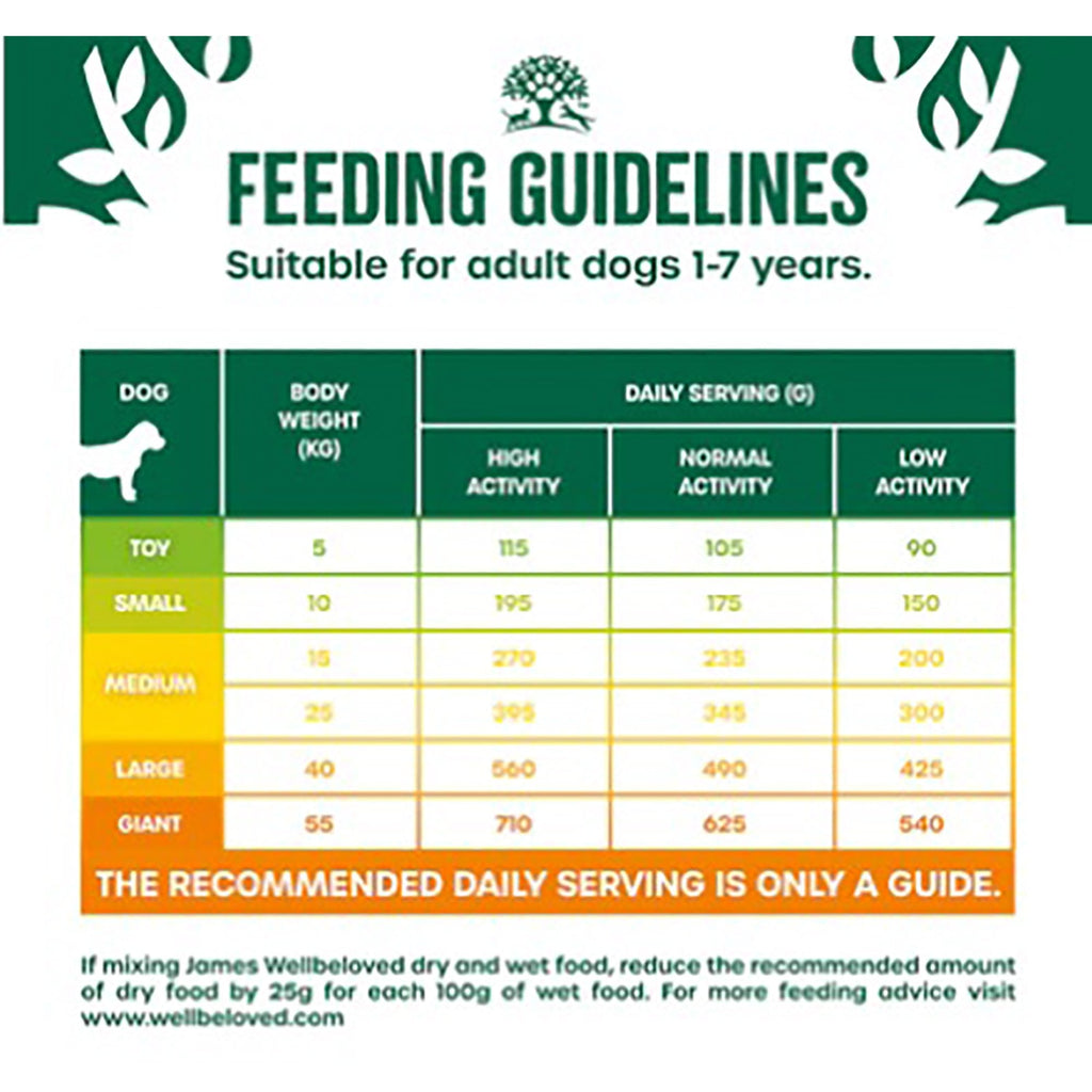 James Wellbeloved Adult Turkey & Rice Dry Dog Food 2kg