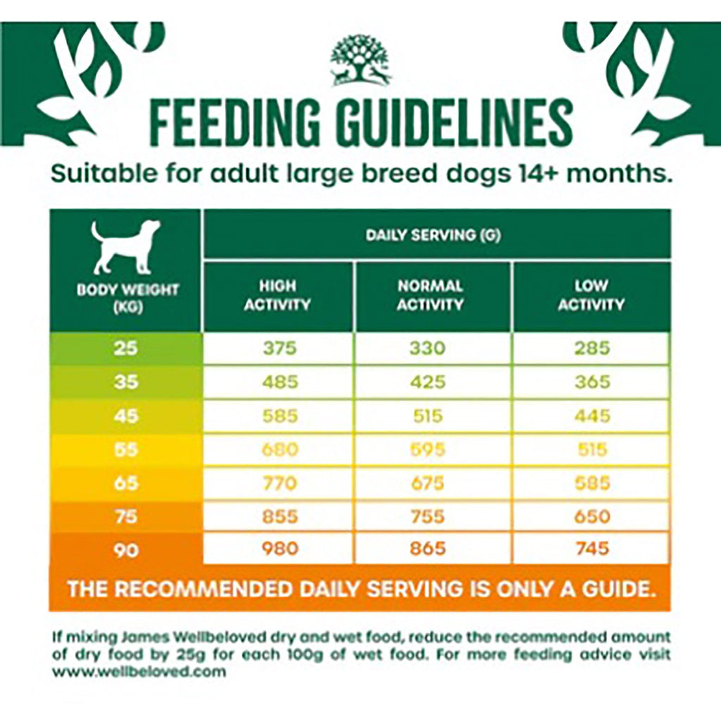 James Wellbeloved Large Breed Adult Turkey & Rice Dry Dog Food 15kg