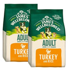 Adult Turkey & Rice Dry Dog Food 2 x 15kg