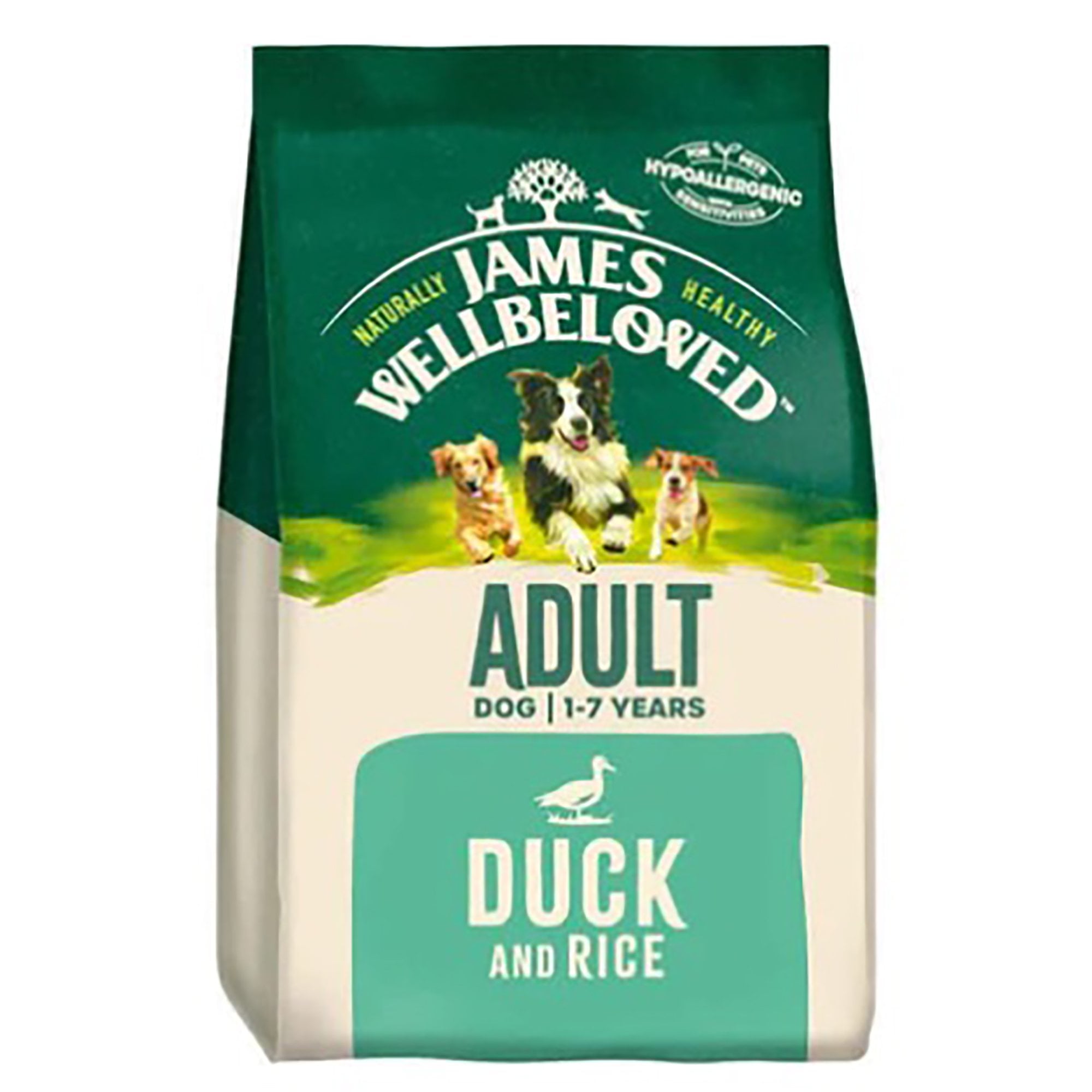 Adult Duck/Turkey & Rice Dog Food 2 x 15kg