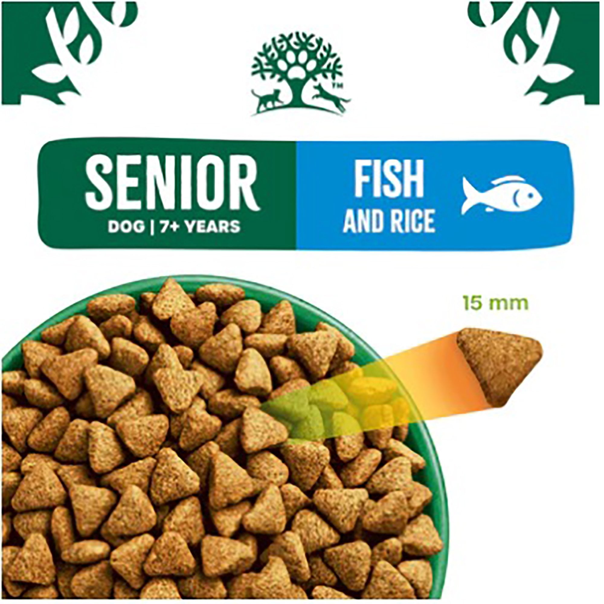 Senior Fish & Rice Dry Dog Food 15kg