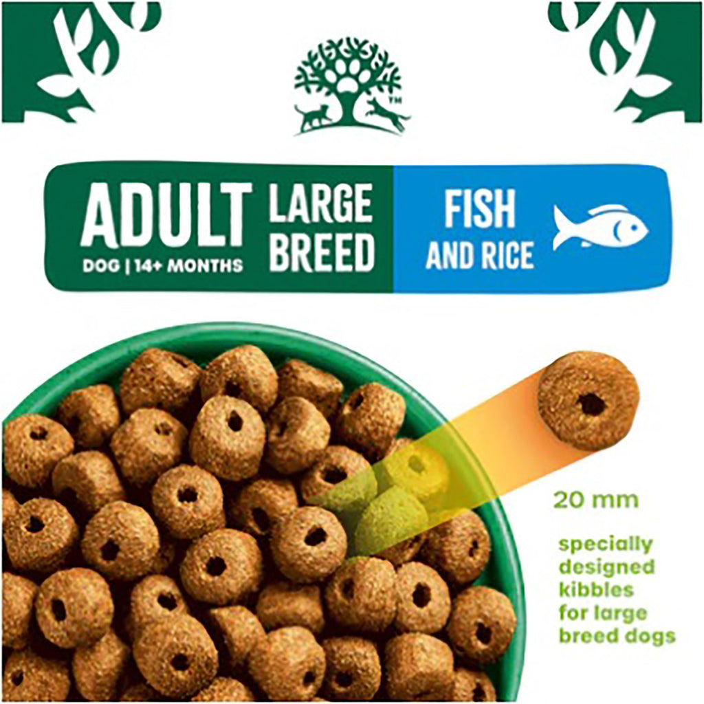 Large Breed Adult Fish & Rice Dog Food 15kg