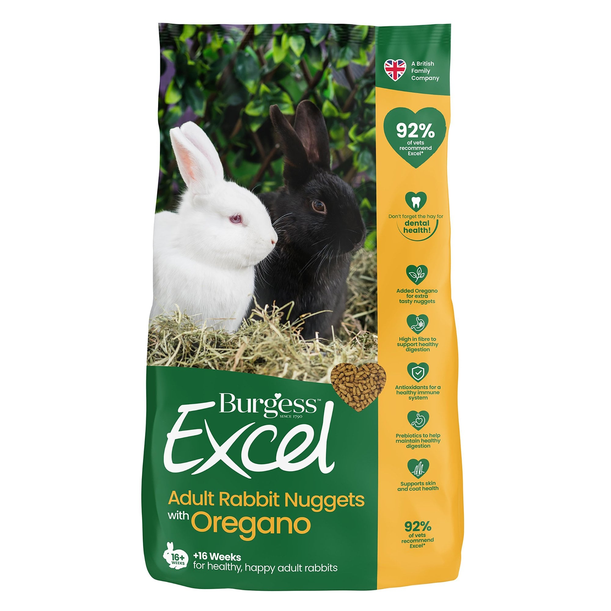Excel Rabbit Adult Nuggets with Oregano 1.5kg