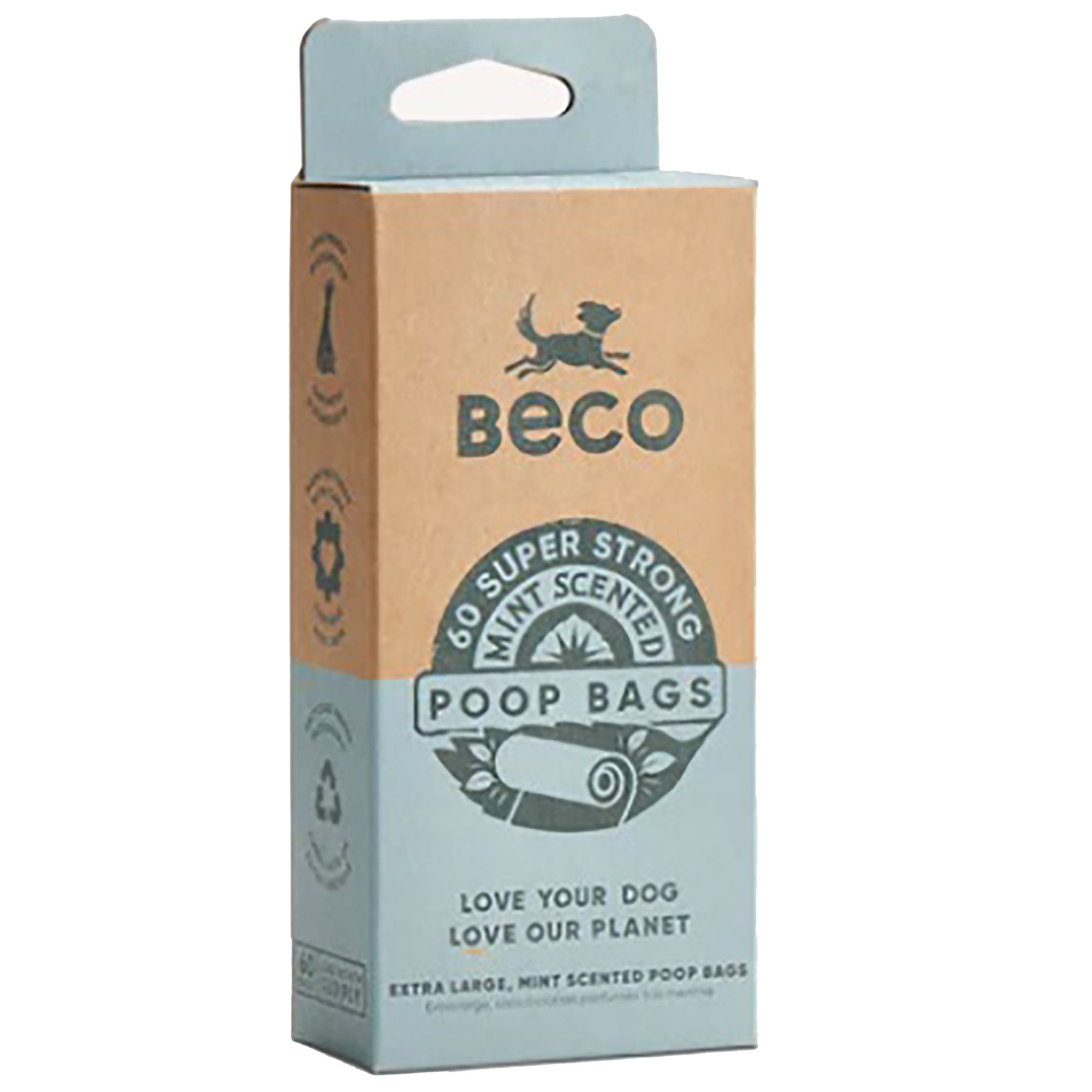 Mint Scented Dog Poop Bags - 60 Pack