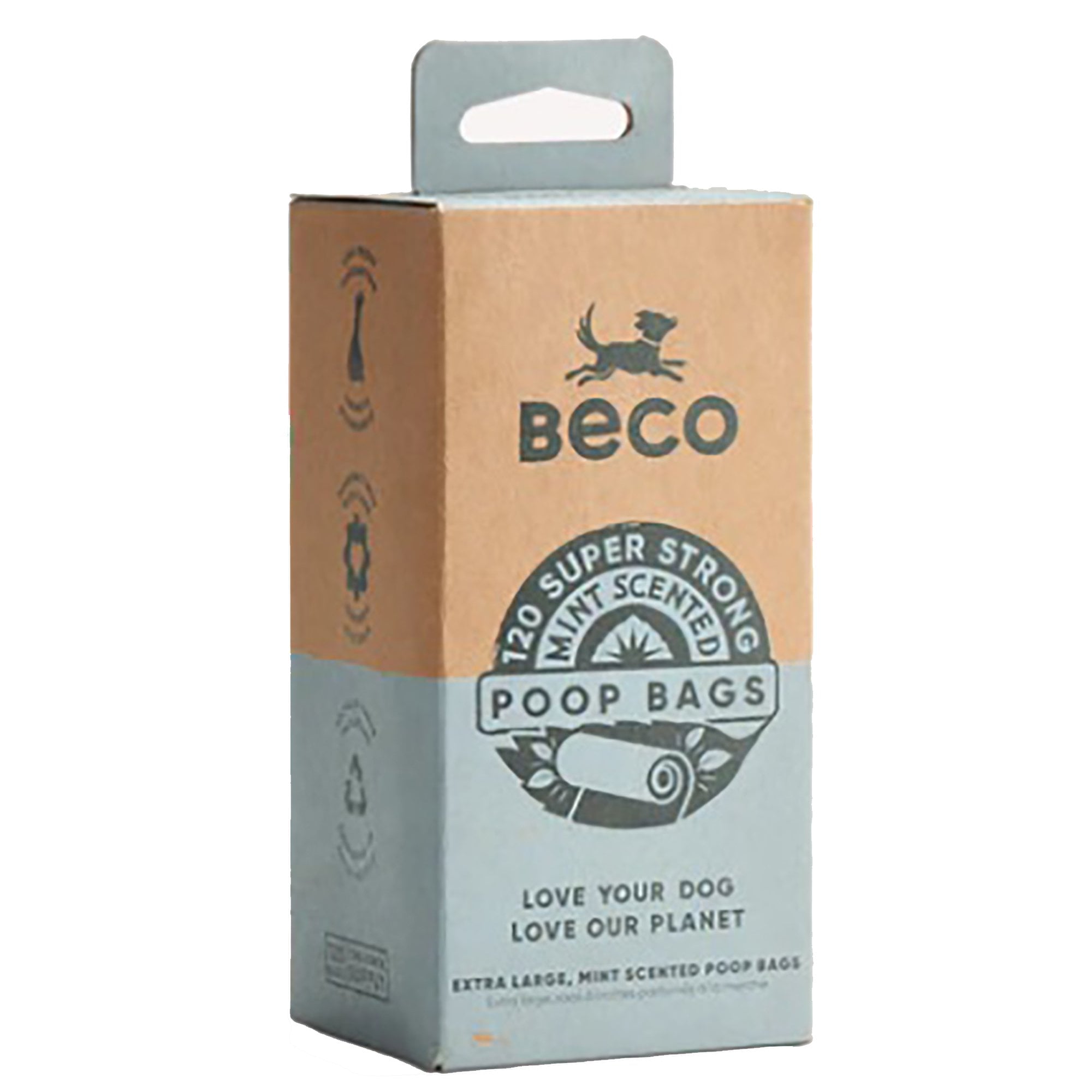 Mint Scented Dog Poop Bags - 120 Pack