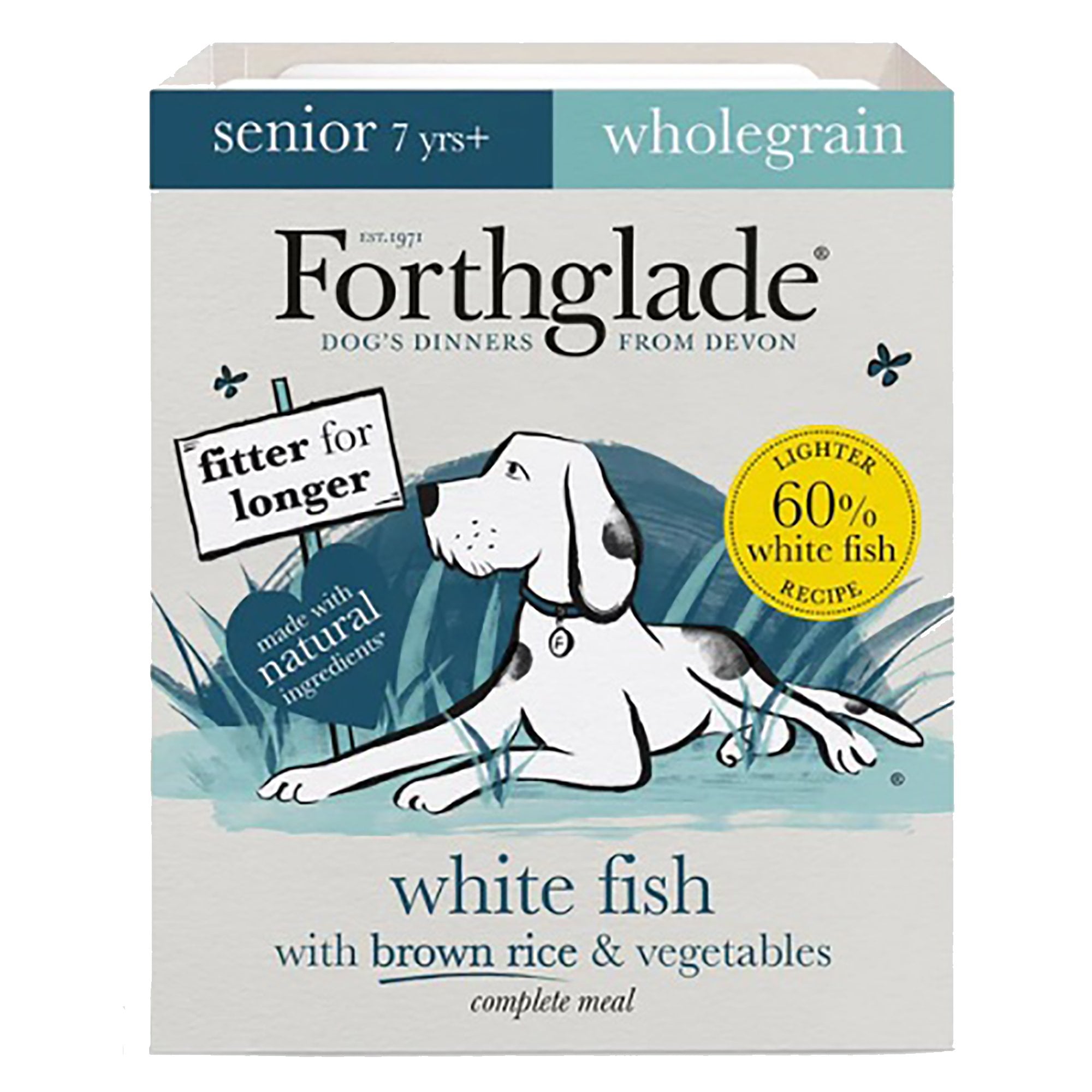 Senior White Fish With Brown Rice & Vegetables 18 x 395g