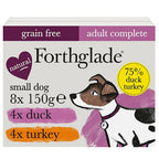 Forthglade Variety Pack Turkey & Duck Grain Free Small Dog Wet Dog Food 8 x 150g