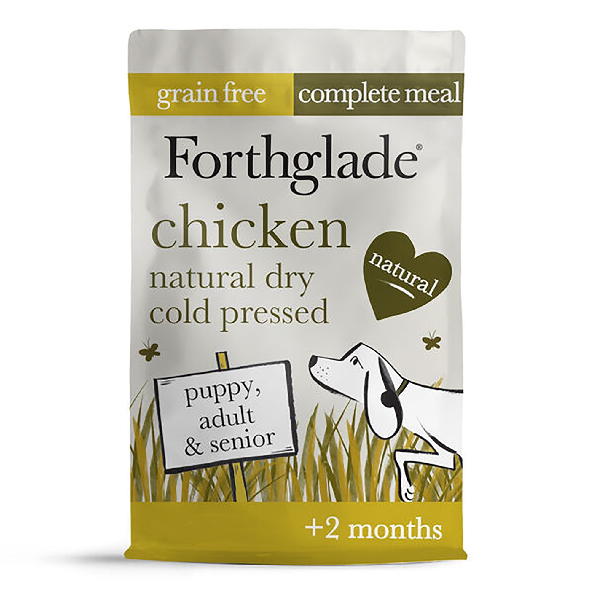 Cold Pressed Chicken Grain Free Adult Dog Food 2kg