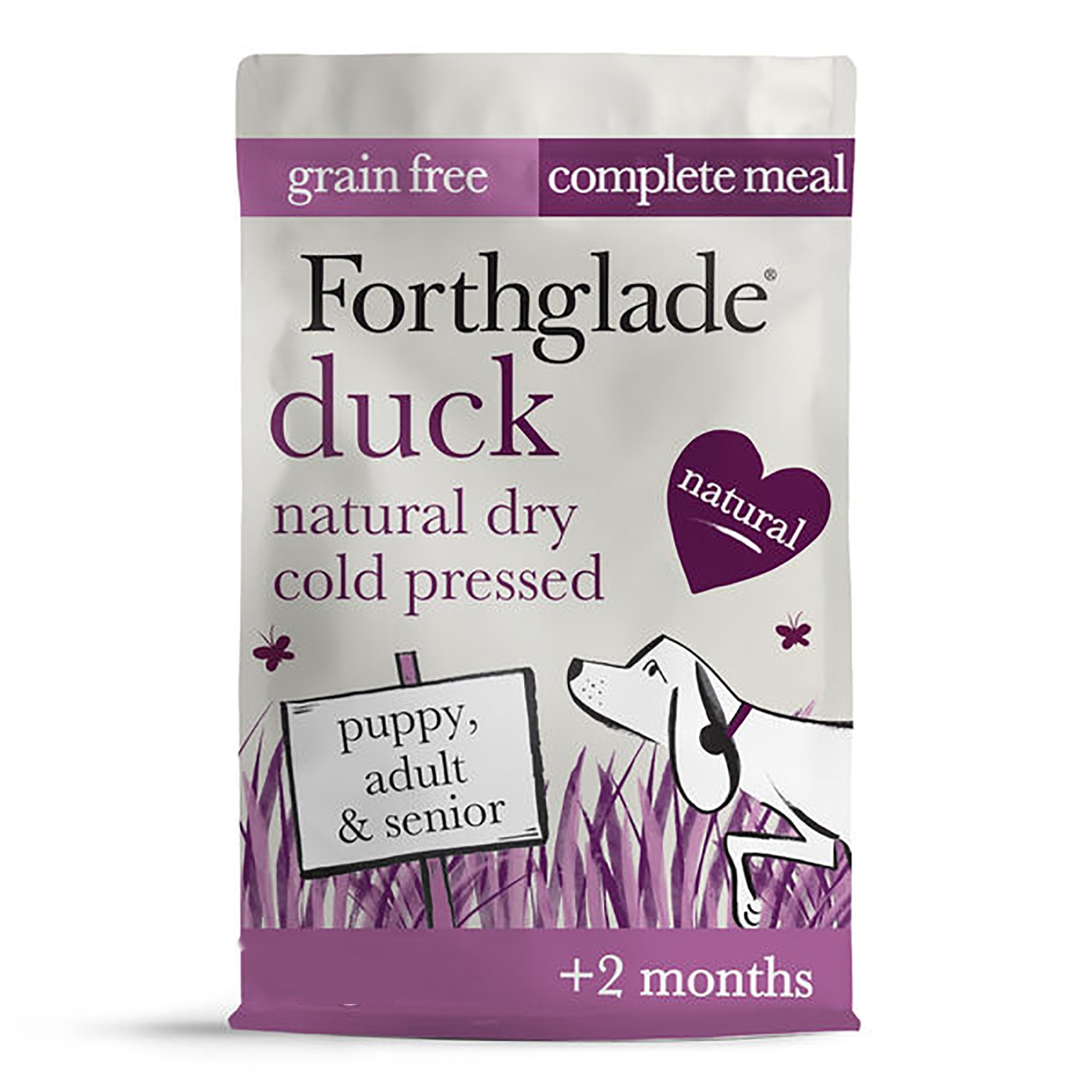 Cold Pressed Duck Grain Free Dog Food 2kg