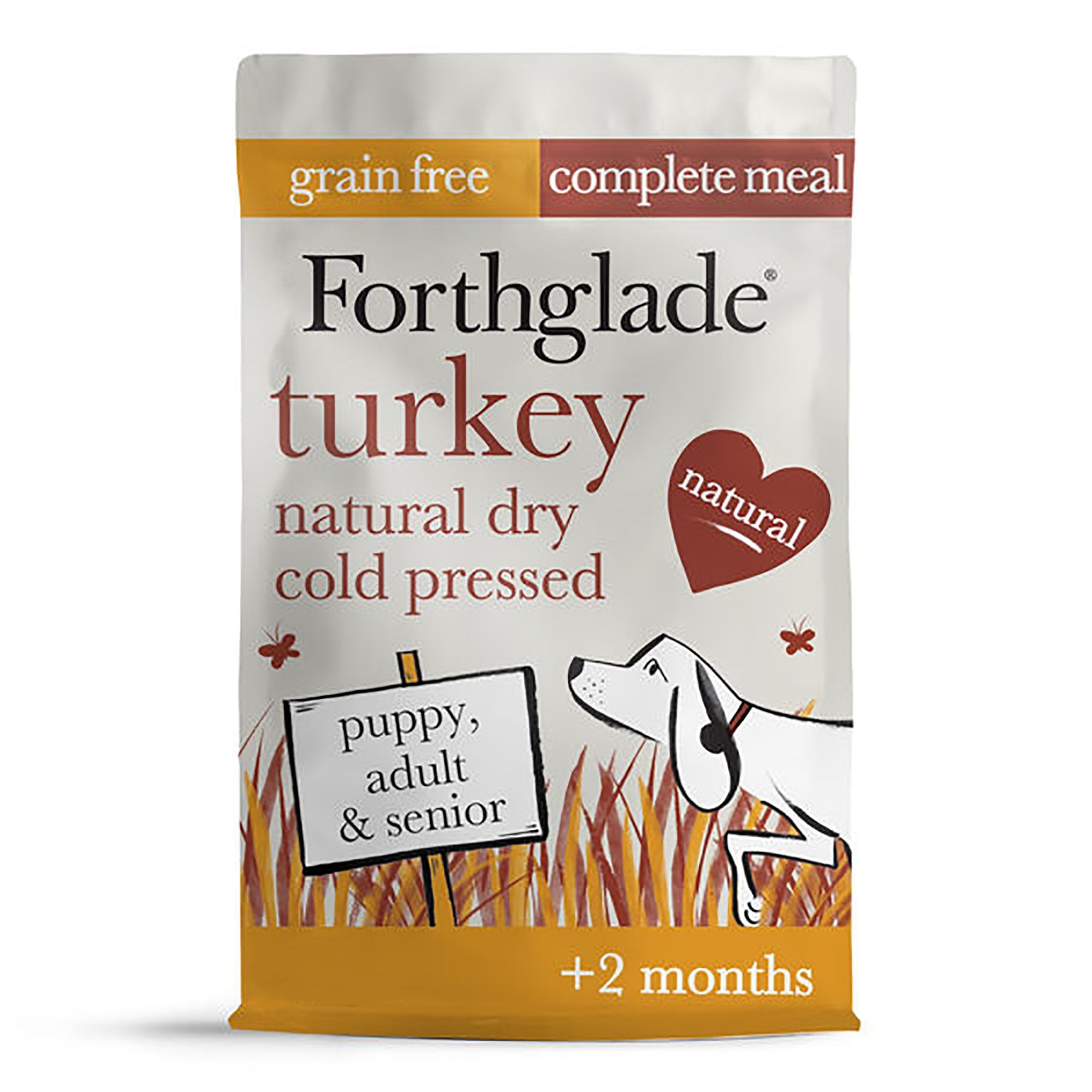 Cold Pressed Turkey Grain Free Small Dog Food 2kg