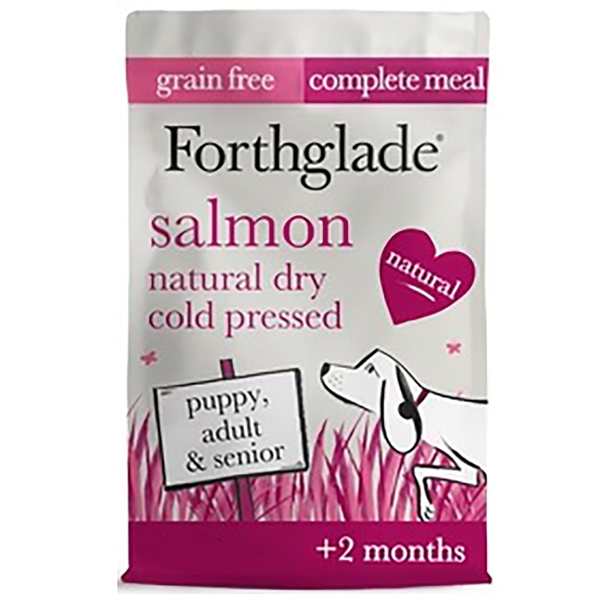 Cold Pressed Salmon Grain Free Dog Food 2kg