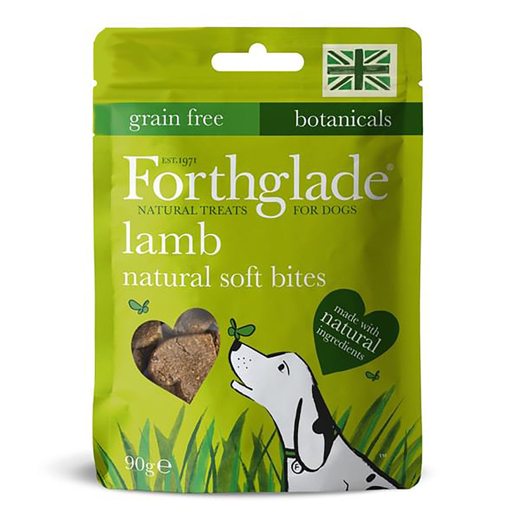 Natural Soft Bites With Lamb Grain Free Dog Treat 90g