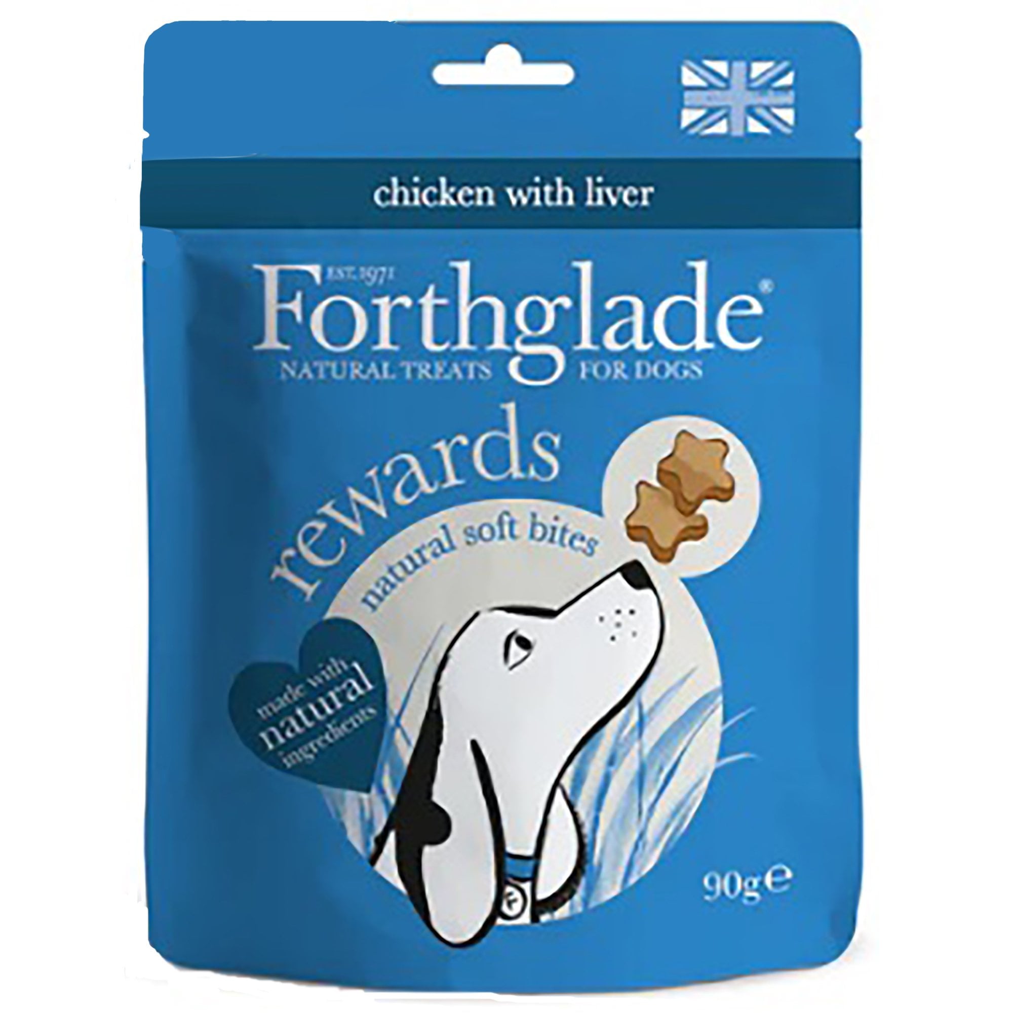 Rewards Soft Bites Chicken & Liver Grain Free Dog Treats 90g