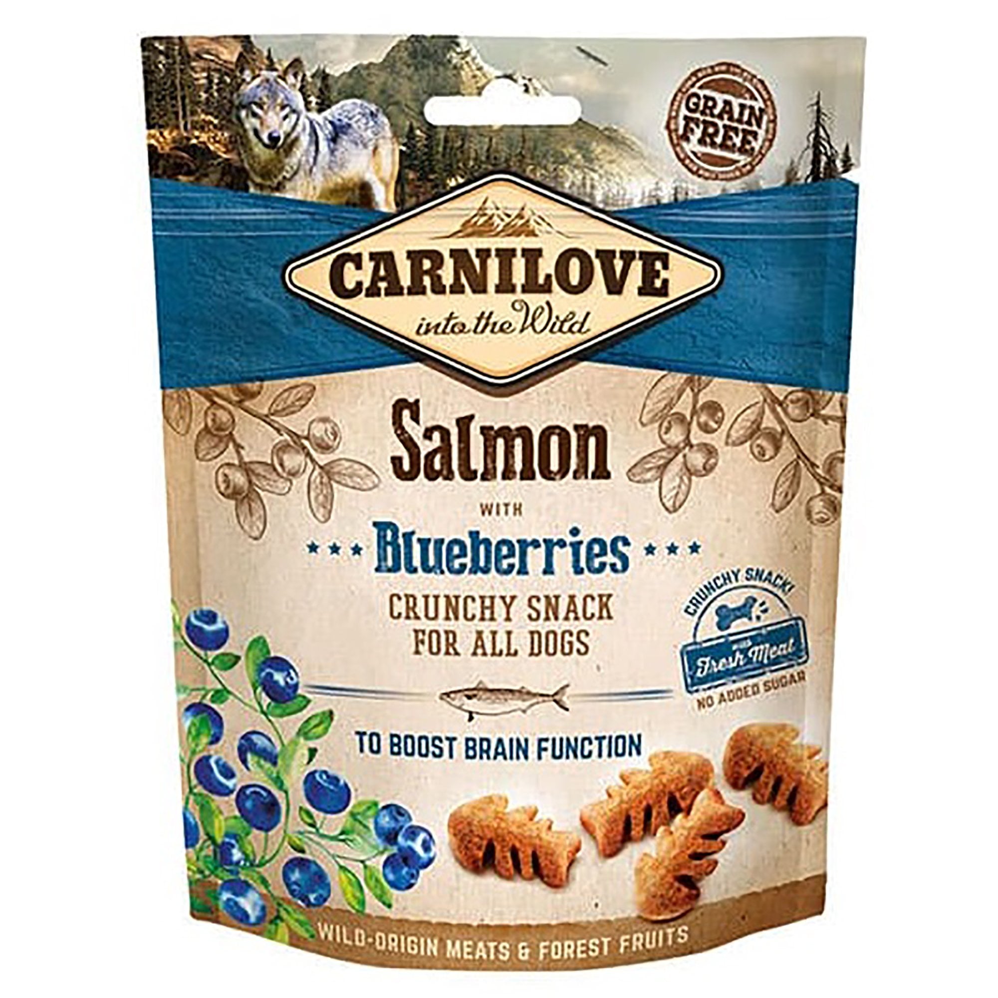 Salmon with Blueberries Grain Free Dog Treats 200g