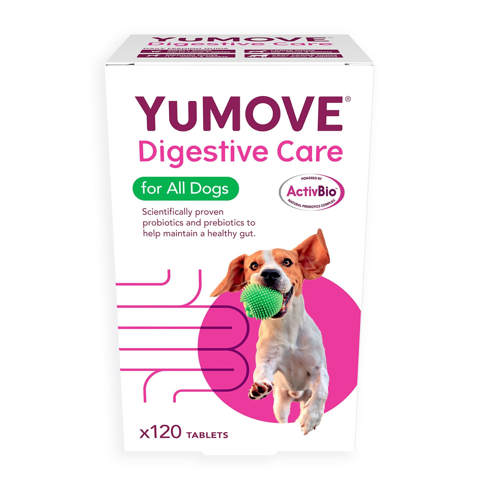 YuMOVE Digestive Care For Adult Dogs 120 Tablets