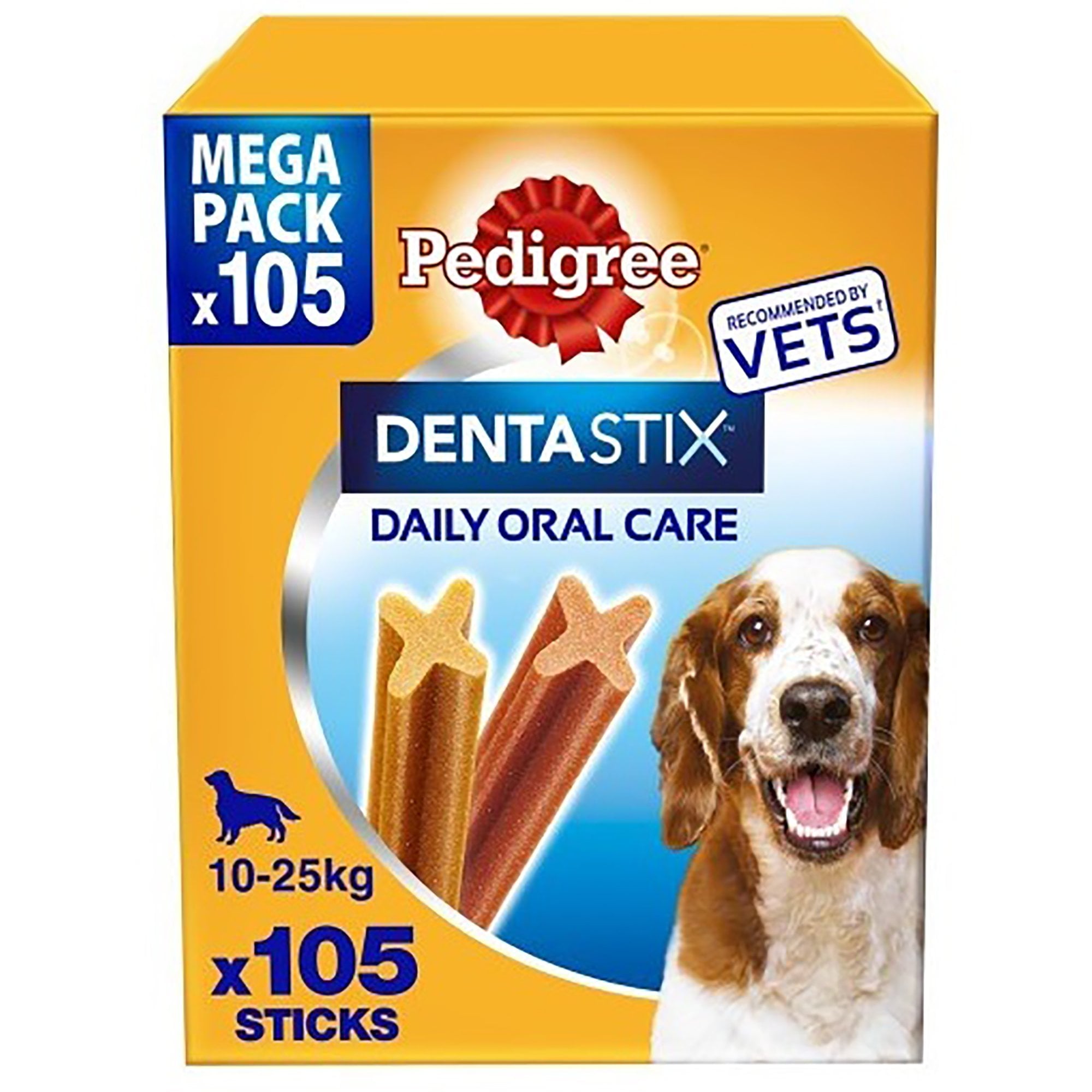 Dentastix Daily Oral Care Dental Dog Treats Medium - 105 Sticks