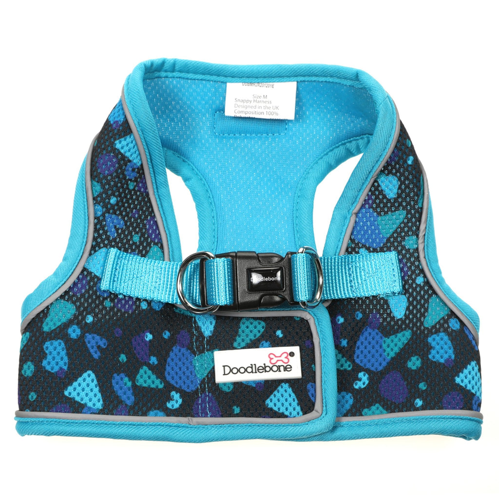 Doodleone Originals Snappy Dog Harness Electric Party Size 5