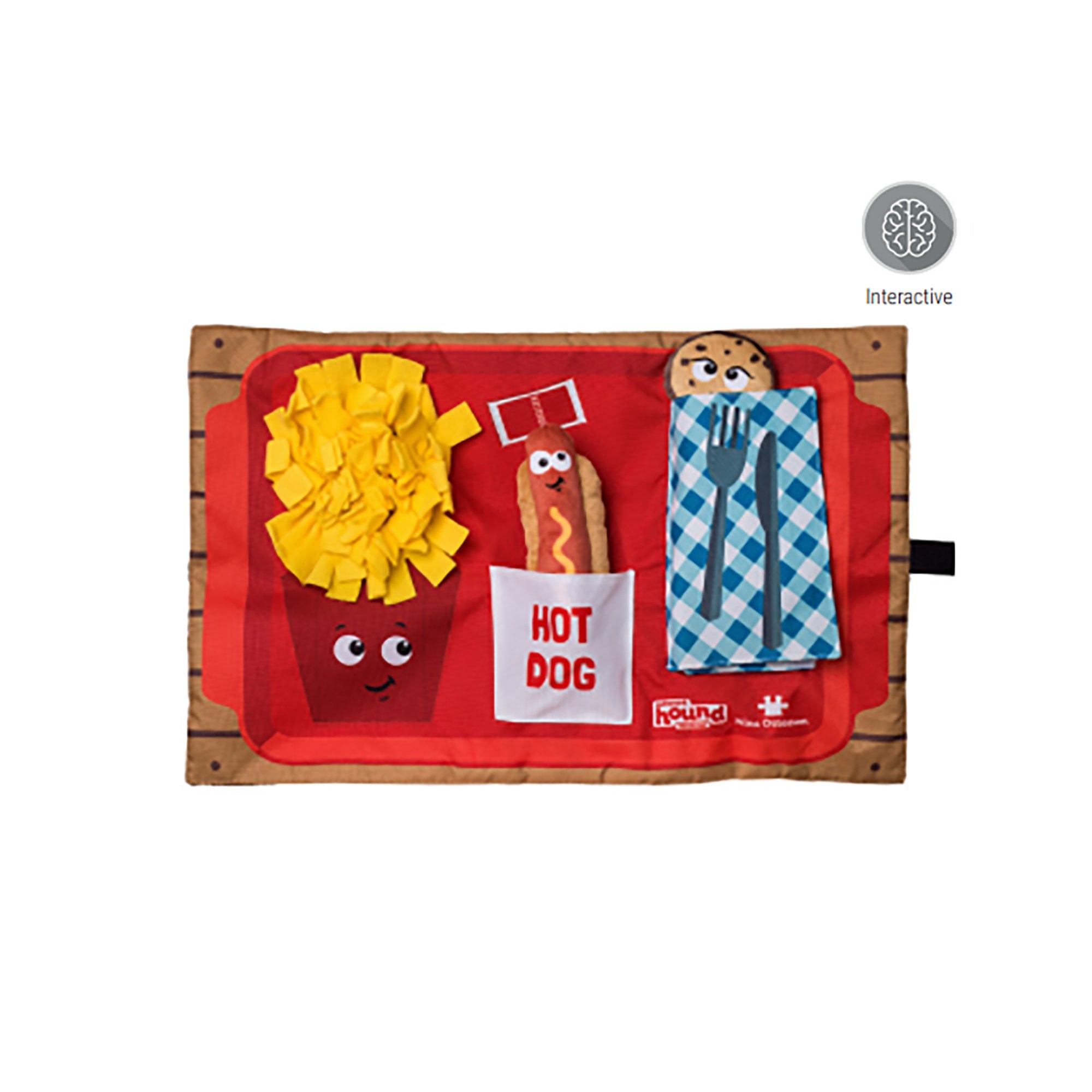 Nina Ottosson Outward Hound Activity Matz Fast Food Fun Mat Dog Toy