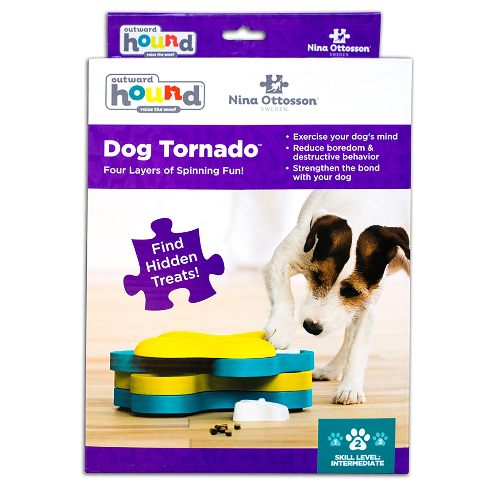 Nina Ottosson Outward Hound Tornado Puzzle Dog Toy