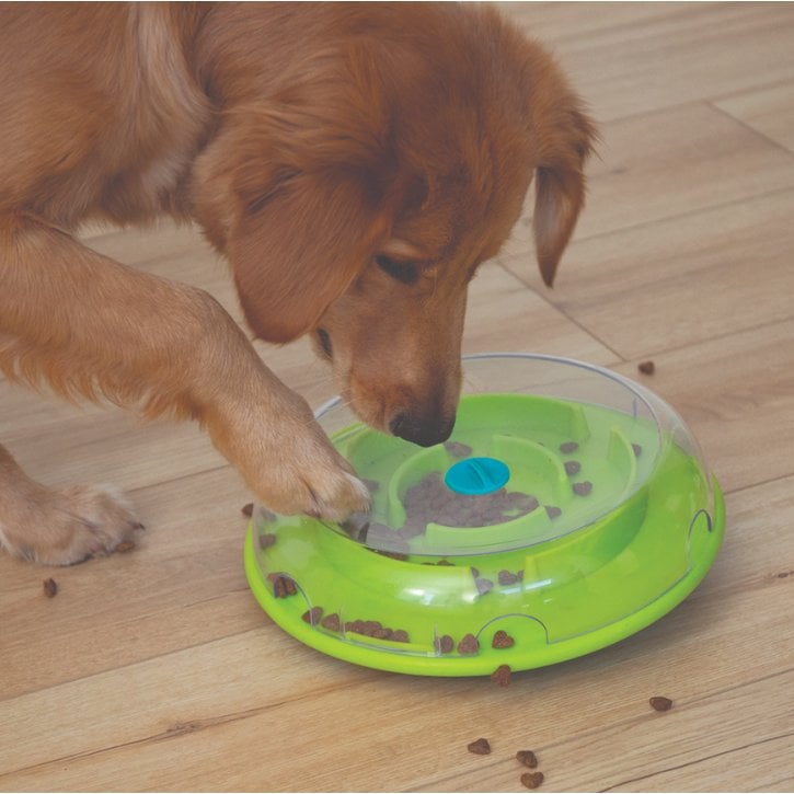 Nina Ottosson Outward Hound Wobble Bowl Slow Feeder & Dog Puzzle All In One Dog Toy