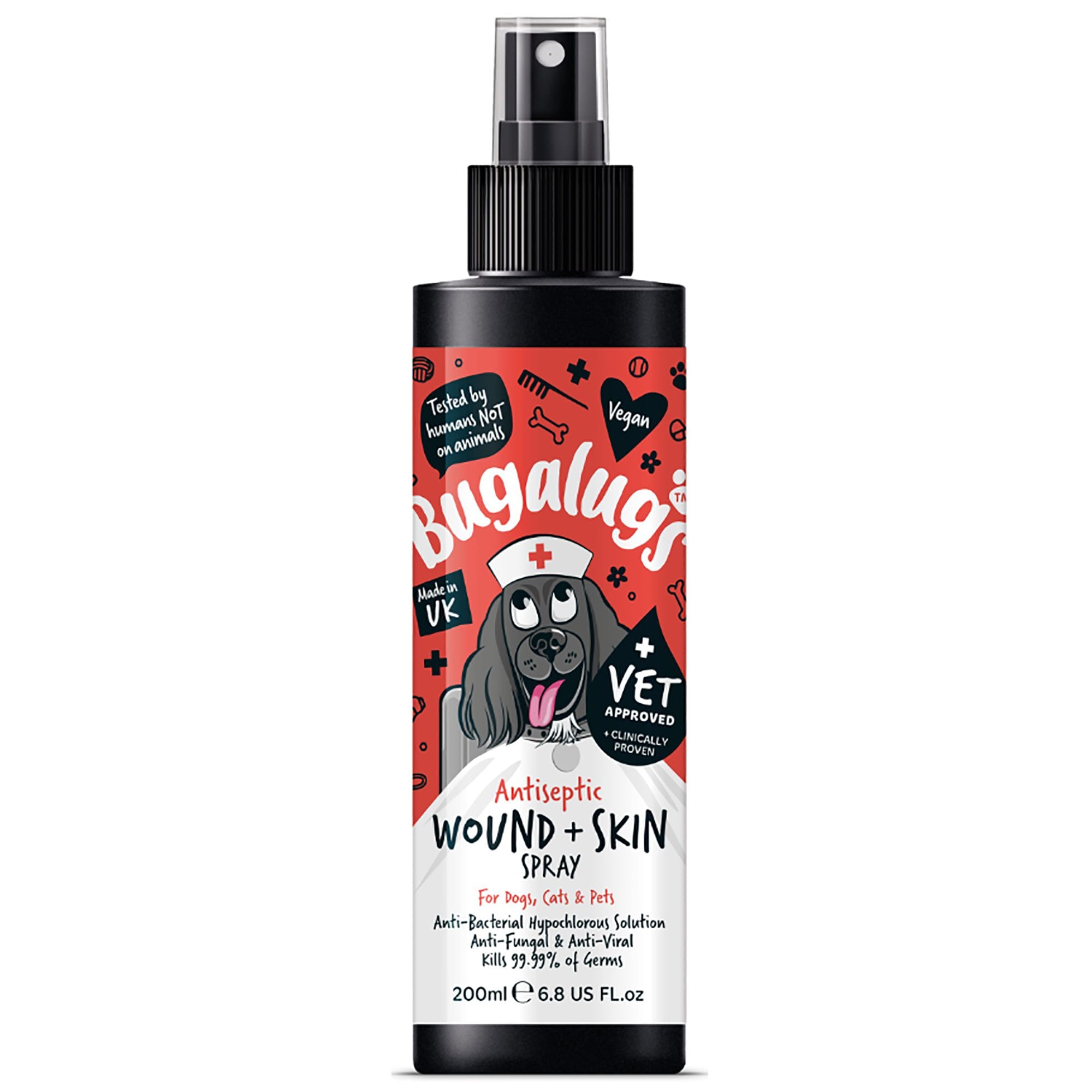 Antiseptic Wound & Skin Spray For Pets 200ml