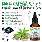 Organic Hemp Seed Oil For Cats & Dogs 50ml