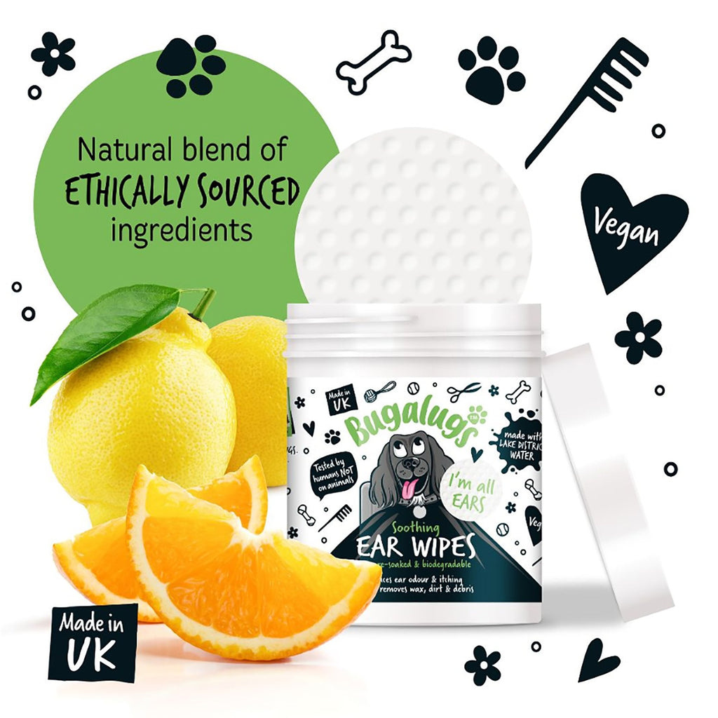 Soothing Ear Wipes For Dogs 100pk