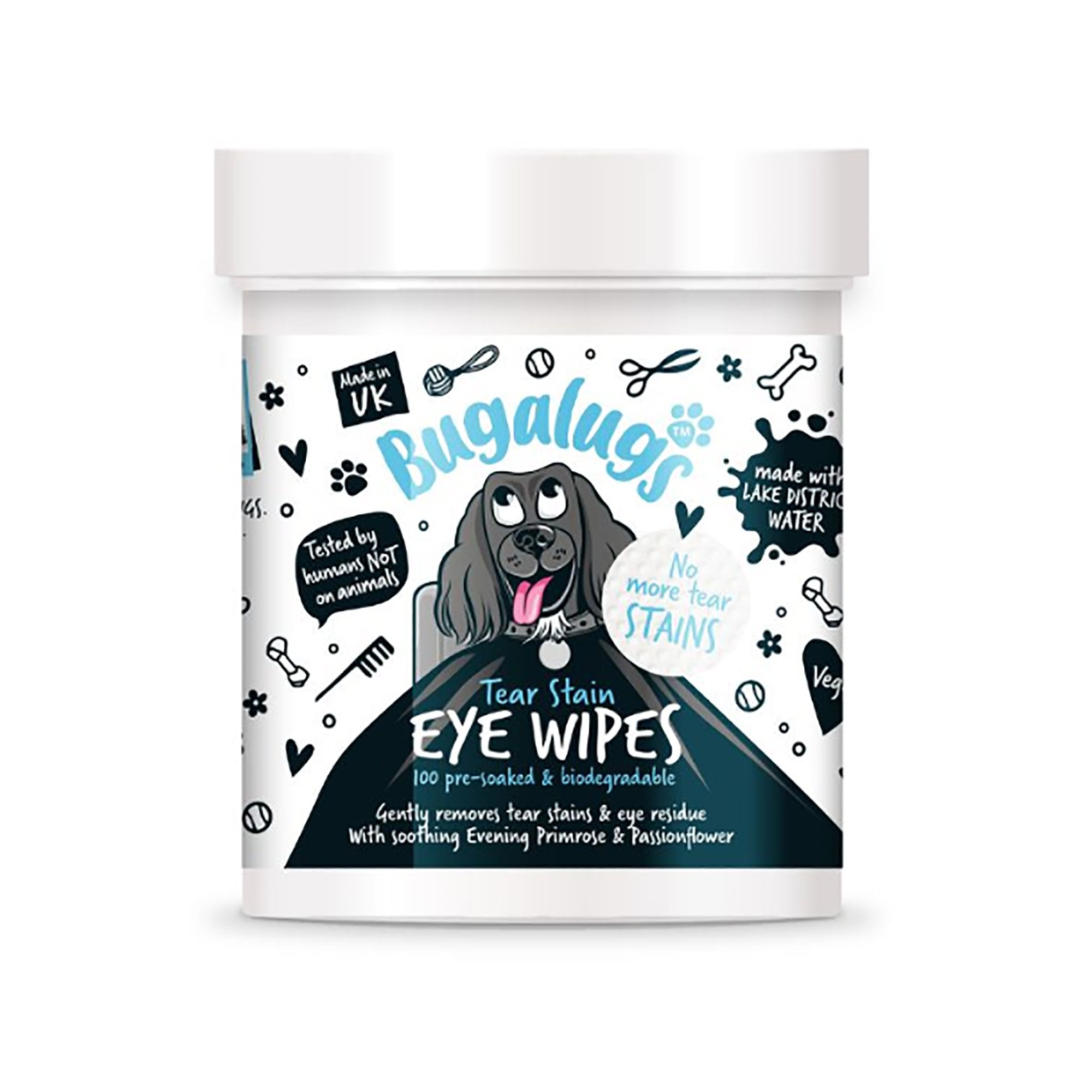 Tear Stain Eye Wipes For Dogs 100pk