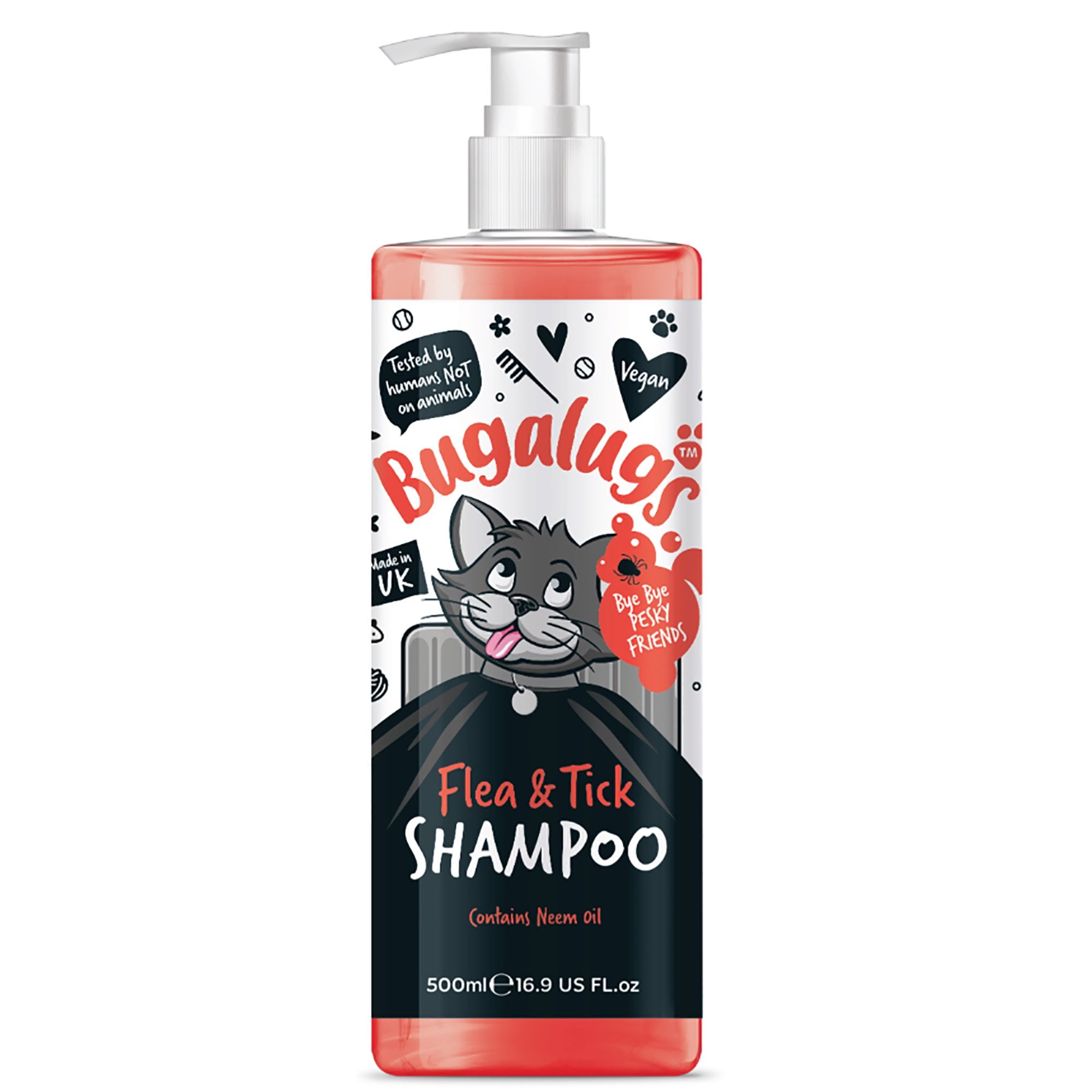 Flea & Tick Shampoo For Cats 500ml
