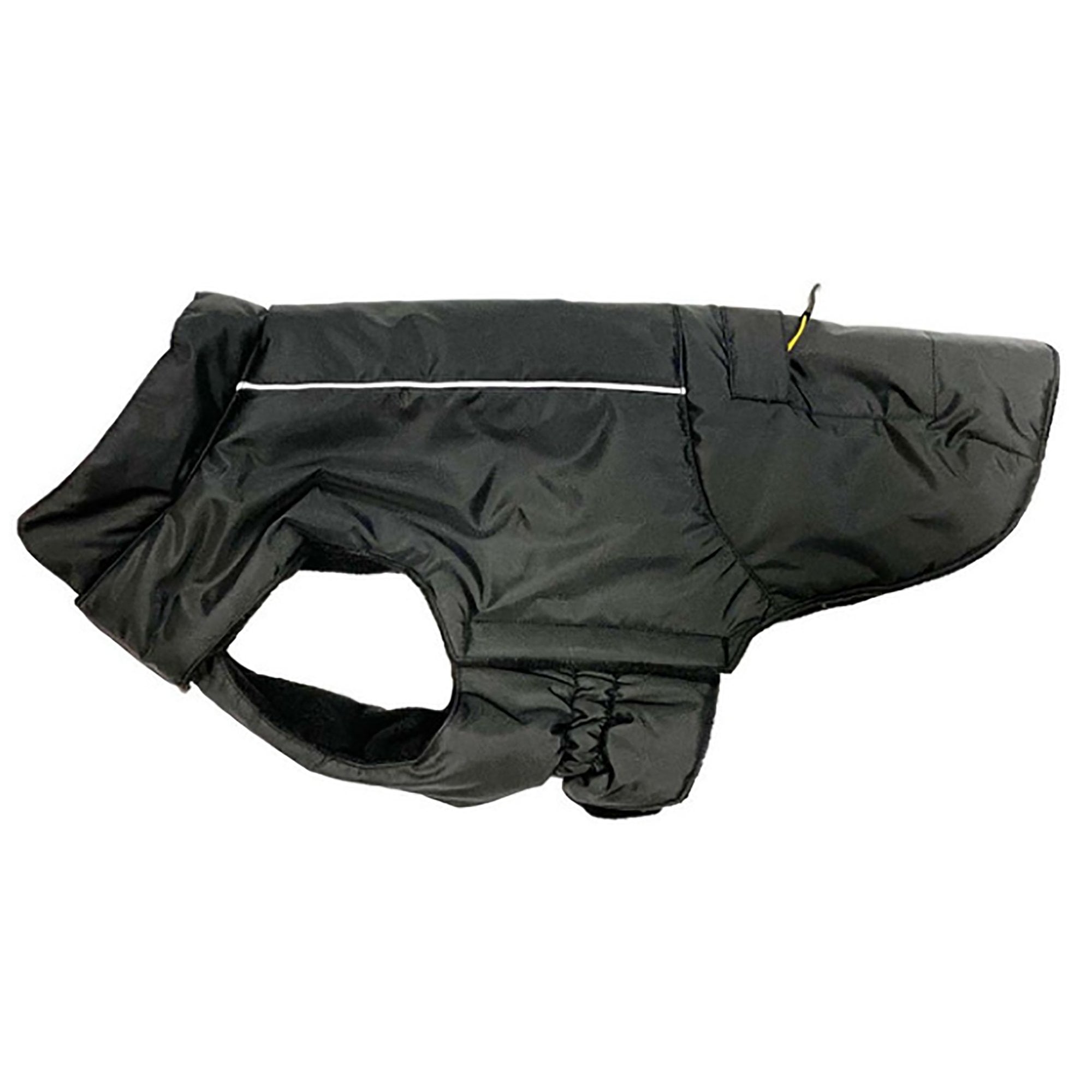 Go Walk Black Reflective Dog Coat - Large