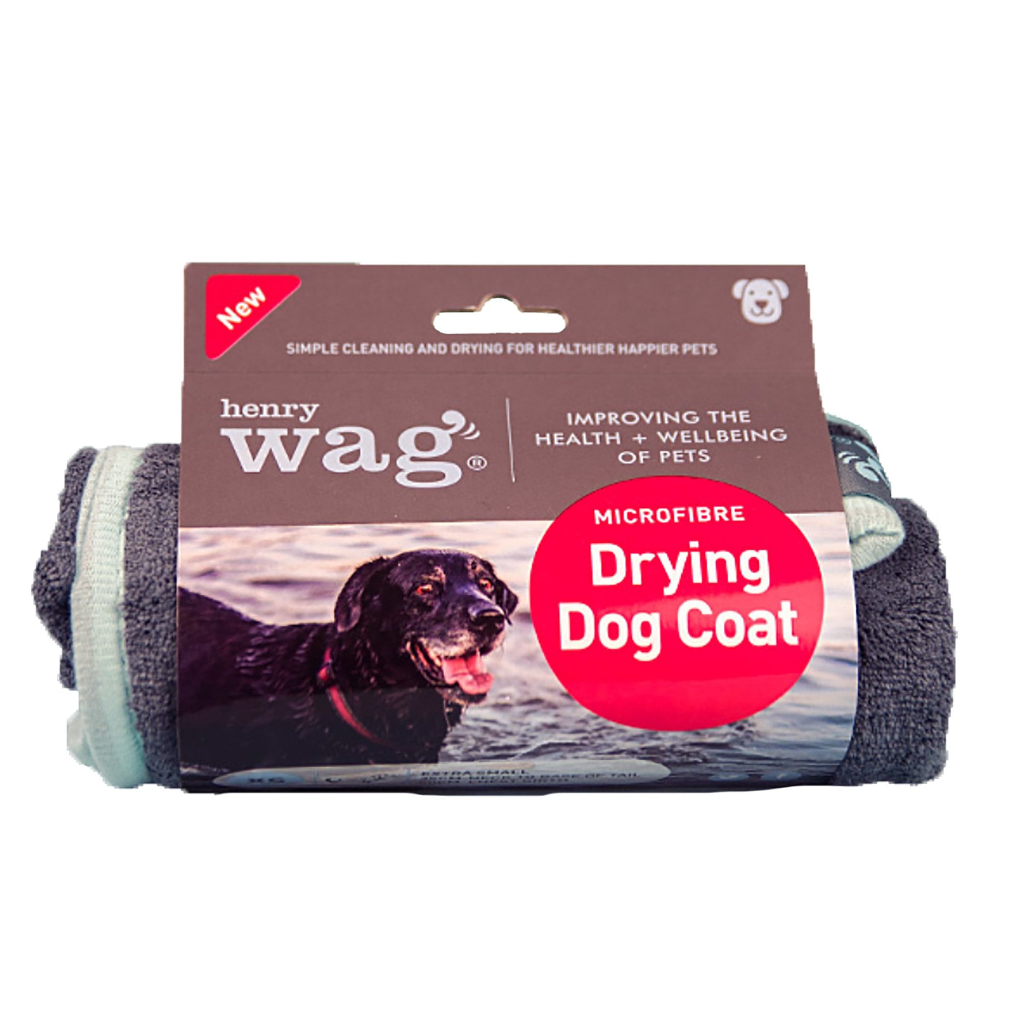 Microfibre Drying Dog Coat - XS